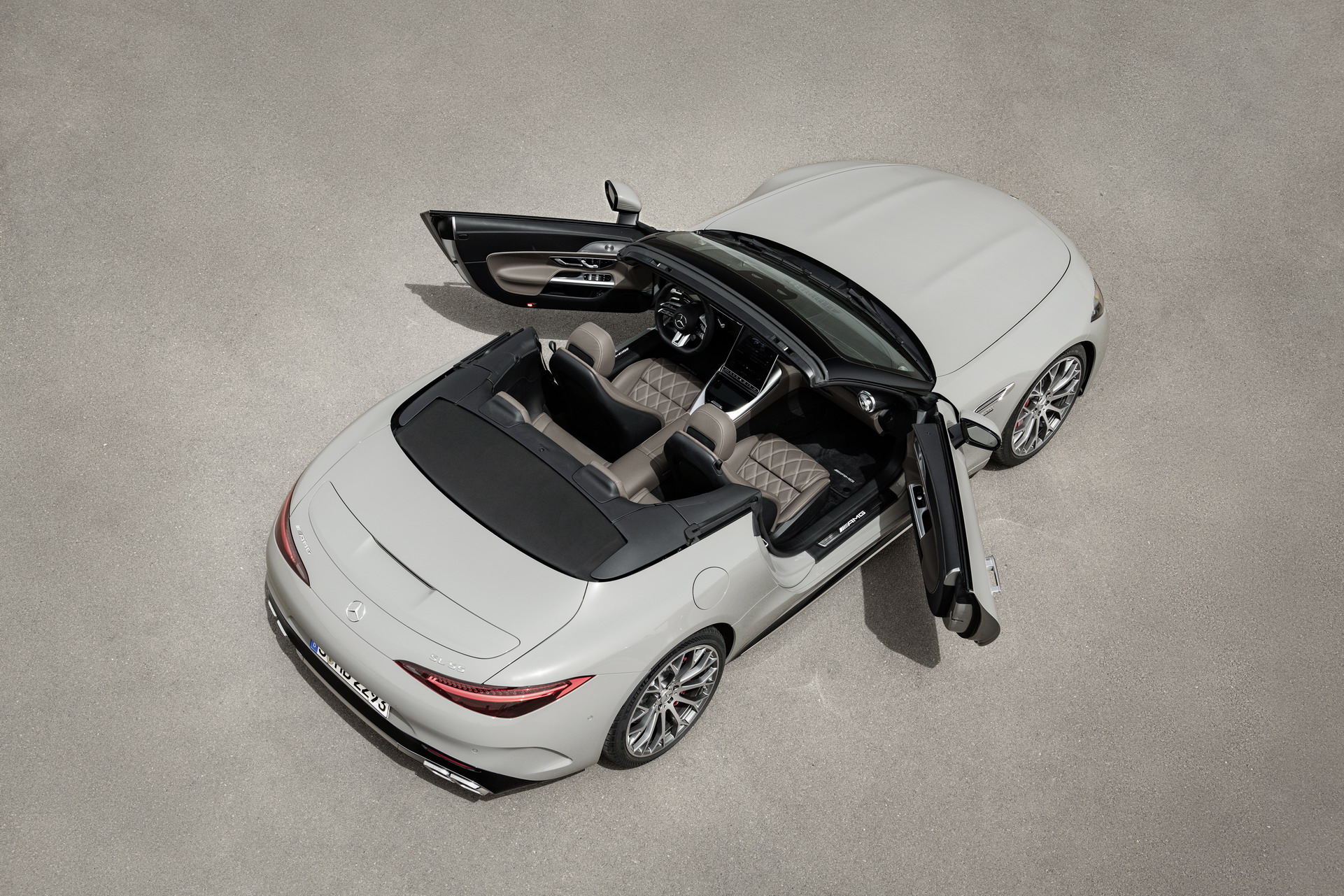 2022 Mercedes-AMG SL Breaks Cover With 2+2 Seats, Fabric Top, AWD And Up To 577 HP