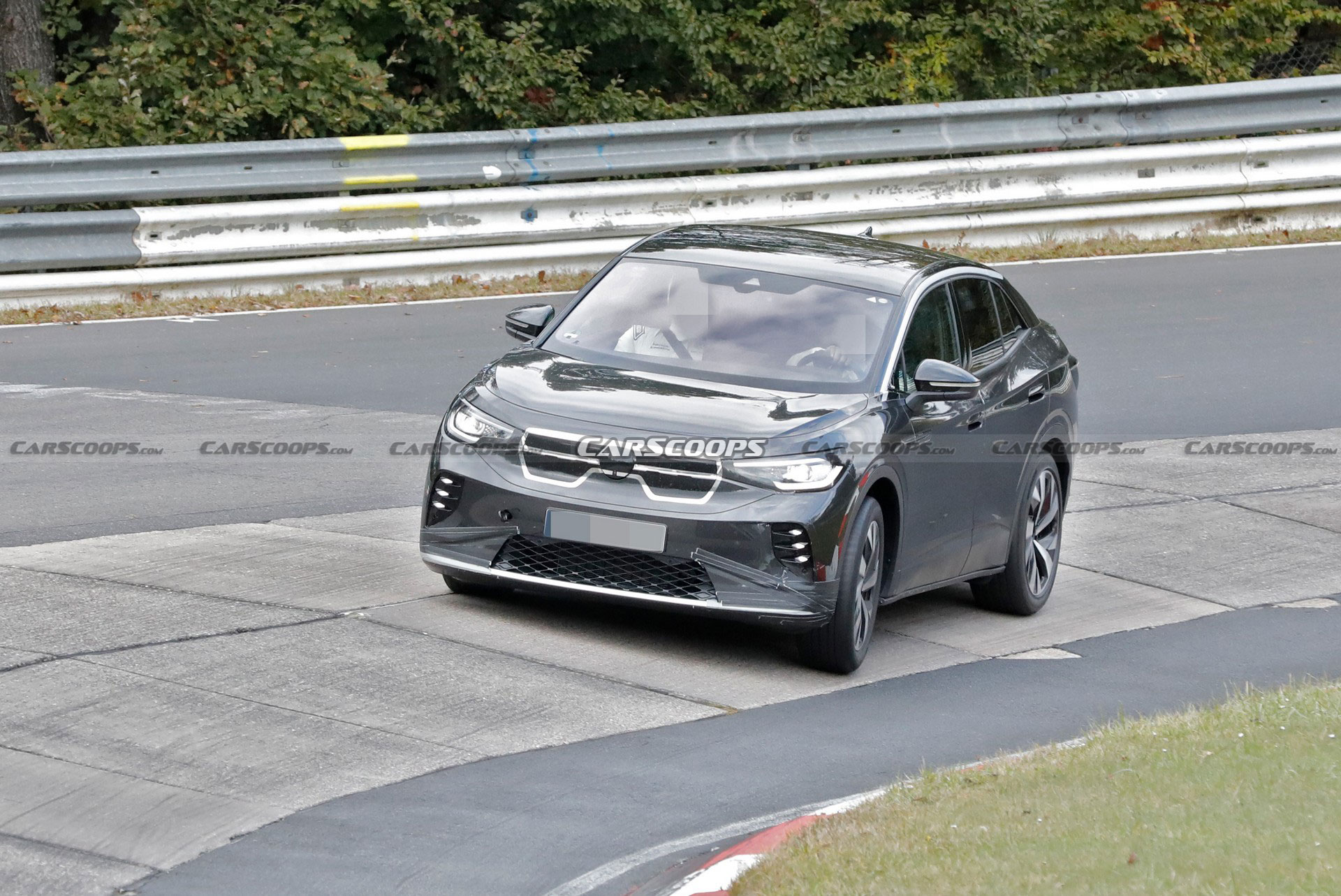 VW ID.5 GTX Crossover Coupe Tackles The Nurburgring Ahead Of Its Launch Next Year