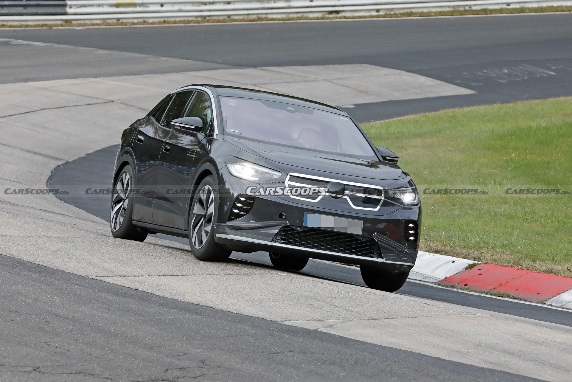 VW ID.5 GTX Crossover Coupe Tackles The Nurburgring Ahead Of Its Launch Next Year