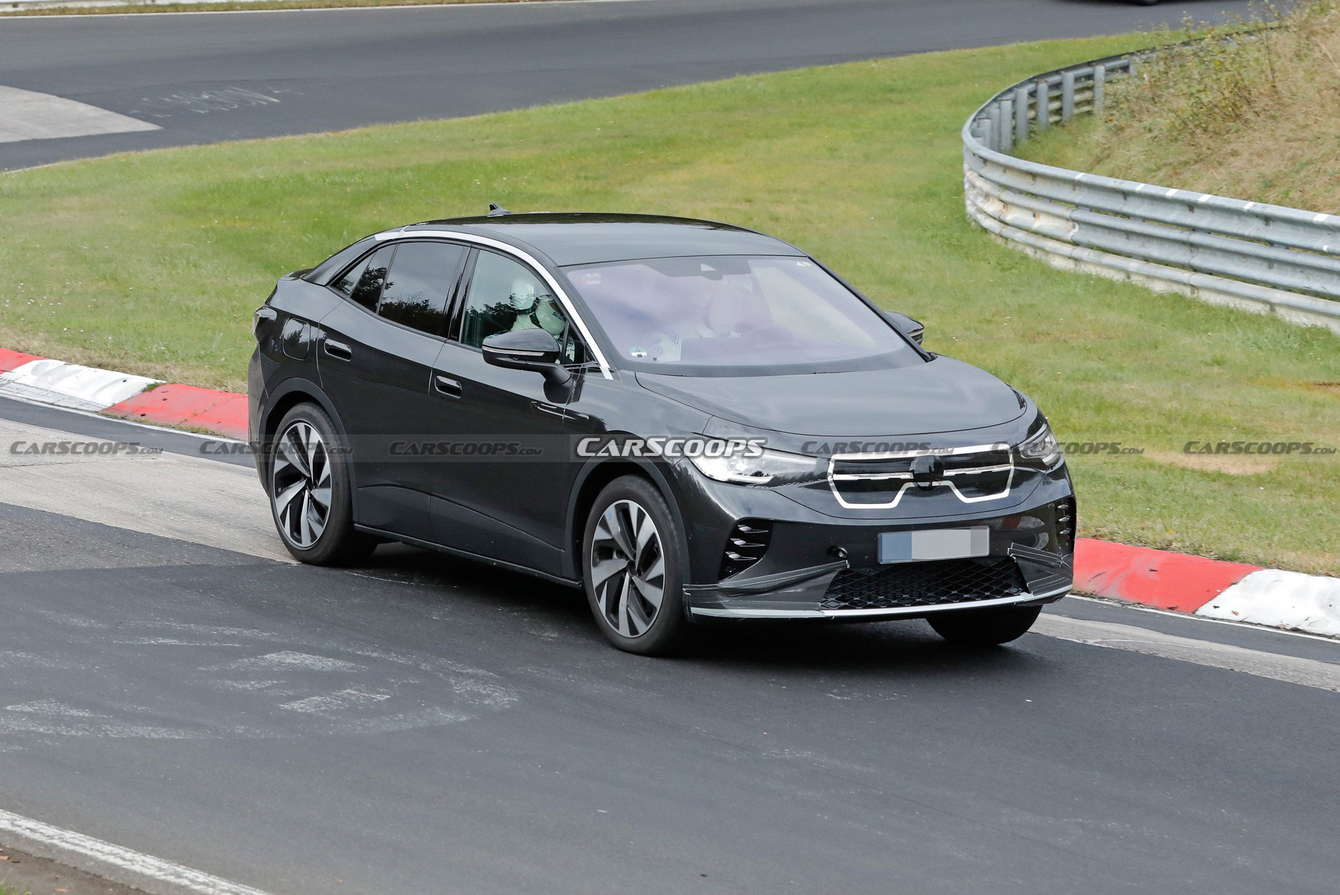 VW ID.5 GTX Crossover Coupe Tackles The Nurburgring Ahead Of Its Launch Next Year