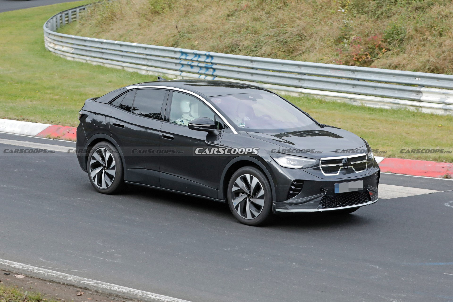 VW ID.5 GTX Crossover Coupe Tackles The Nurburgring Ahead Of Its Launch Next Year