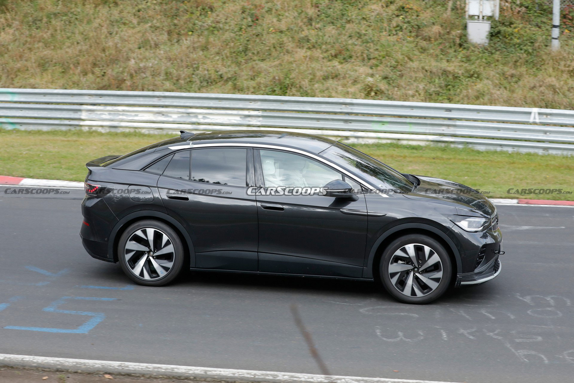 VW ID.5 GTX Crossover Coupe Tackles The Nurburgring Ahead Of Its Launch Next Year