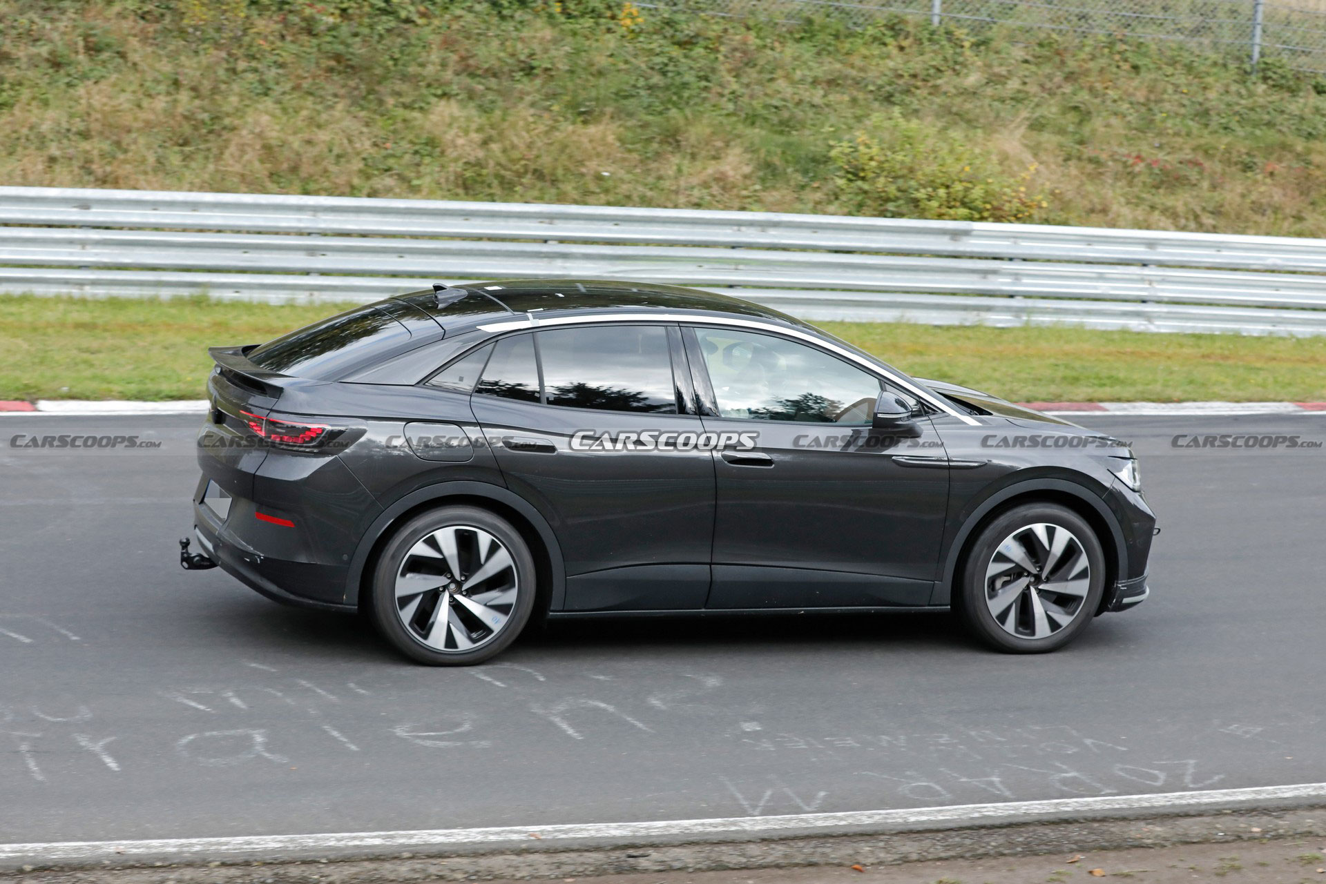 VW ID.5 GTX Crossover Coupe Tackles The Nurburgring Ahead Of Its Launch Next Year