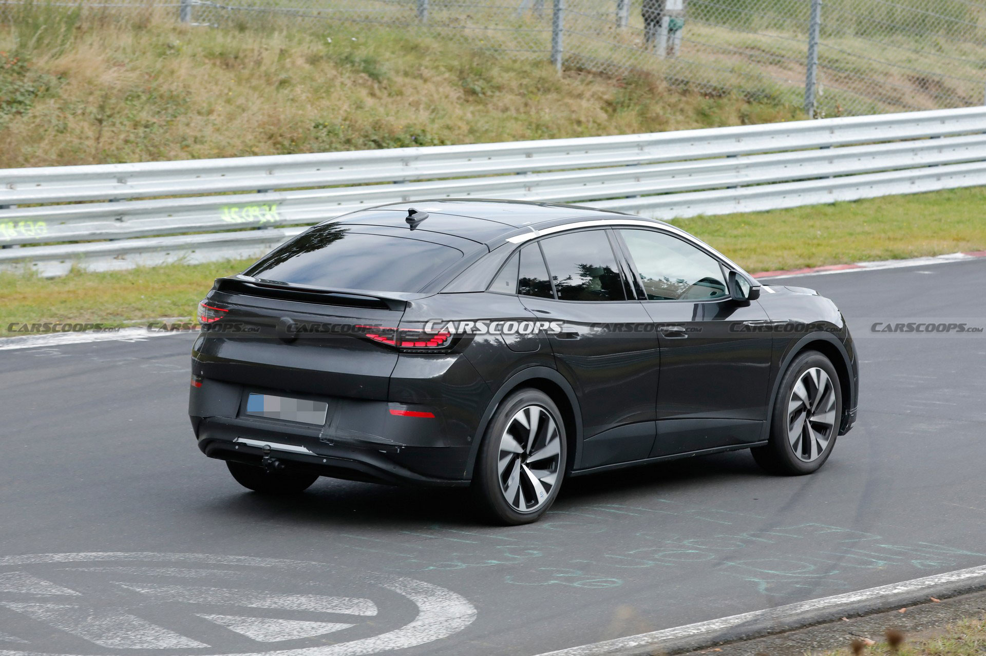 VW ID.5 GTX Crossover Coupe Tackles The Nurburgring Ahead Of Its Launch Next Year