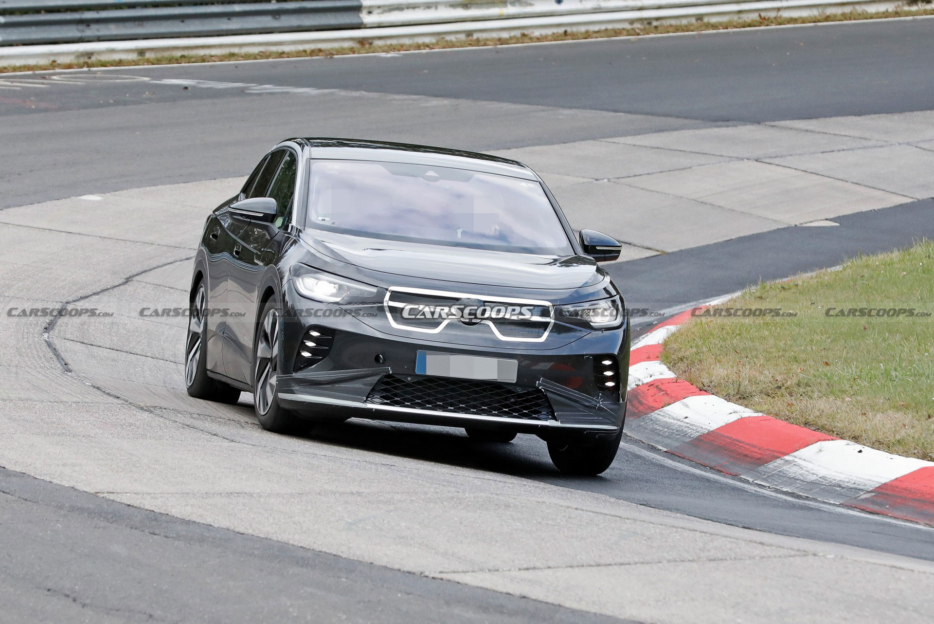 VW ID.5 GTX Crossover Coupe Tackles The Nurburgring Ahead Of Its Launch Next Year