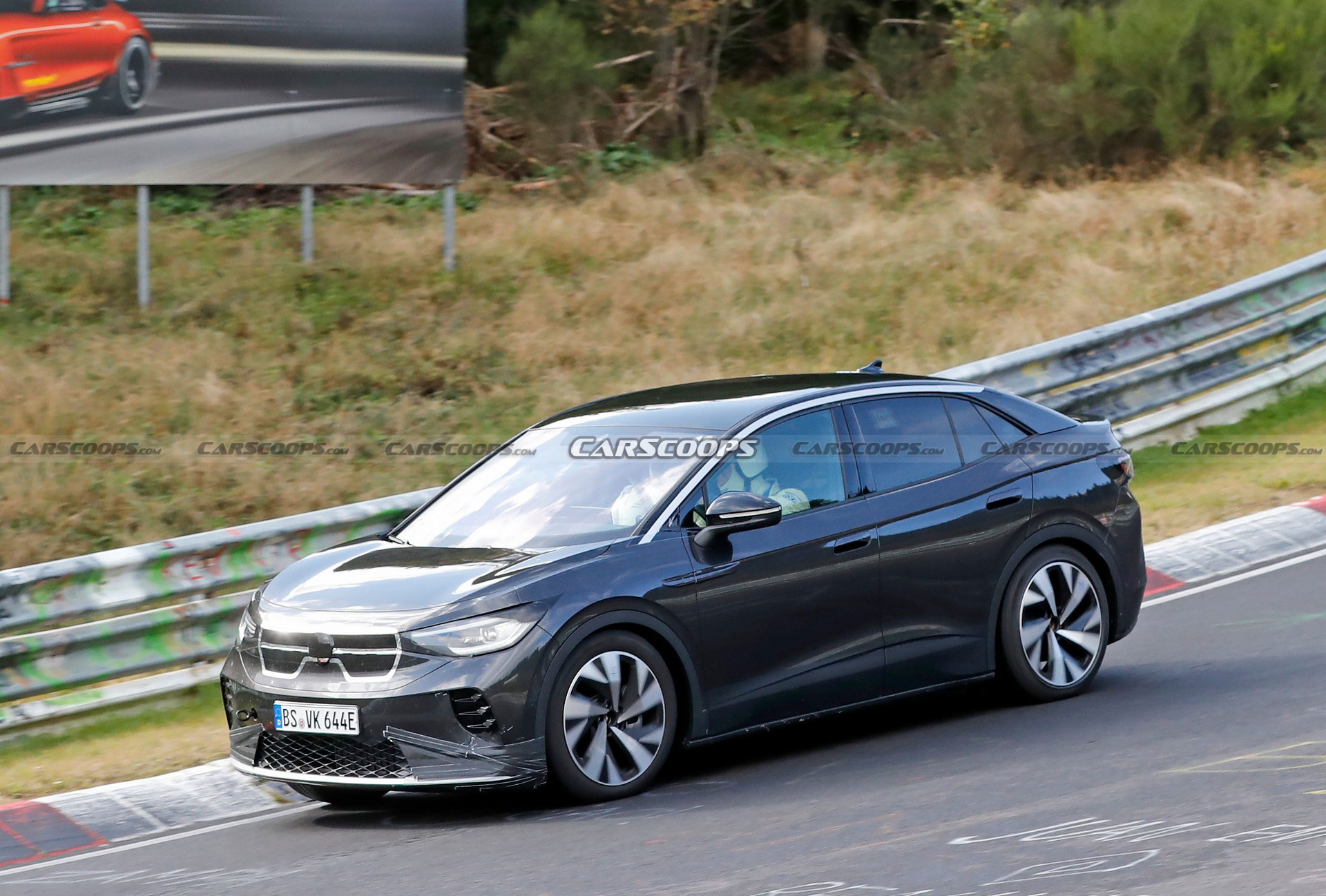 VW ID.5 GTX Crossover Coupe Tackles The Nurburgring Ahead Of Its Launch Next Year