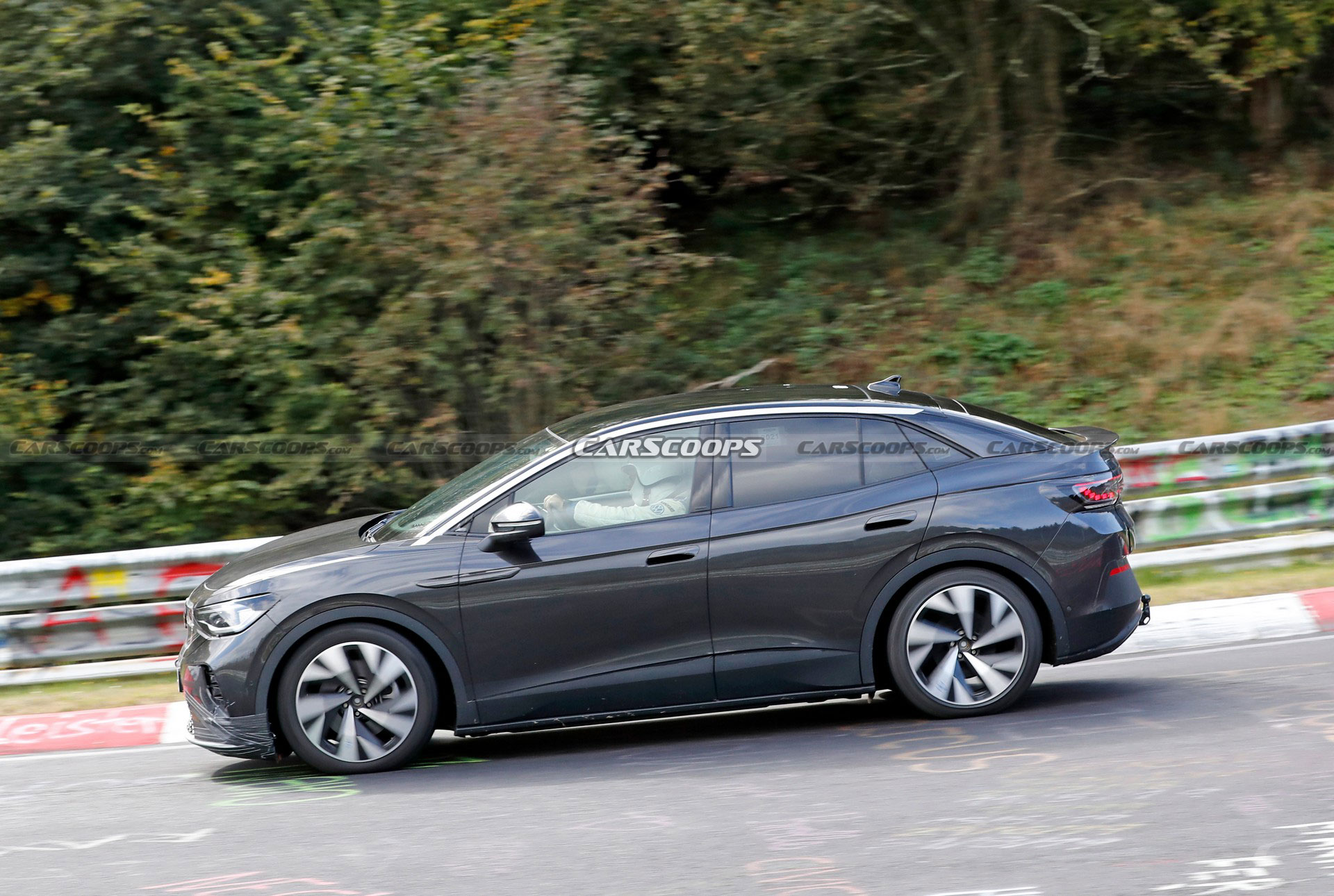 VW ID.5 GTX Crossover Coupe Tackles The Nurburgring Ahead Of Its Launch Next Year