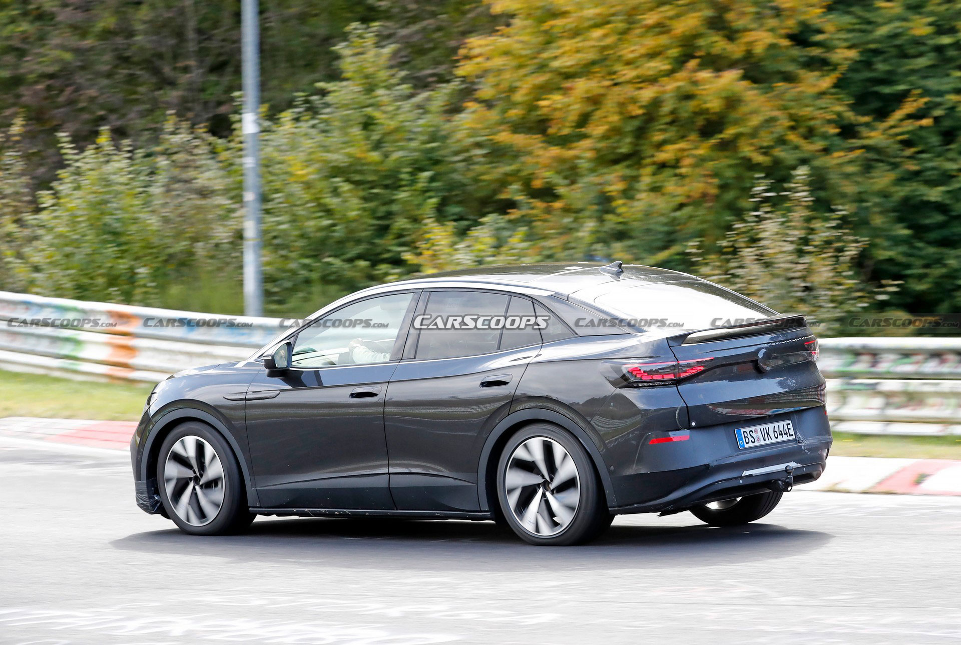 VW ID.5 GTX Crossover Coupe Tackles The Nurburgring Ahead Of Its Launch Next Year