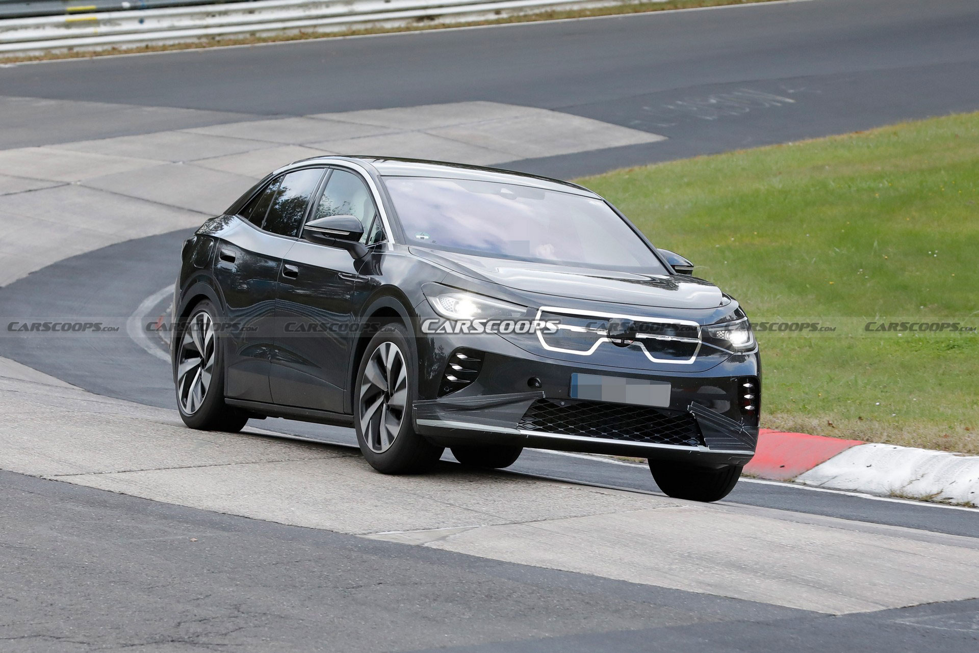 VW ID.5 GTX Crossover Coupe Tackles The Nurburgring Ahead Of Its Launch Next Year