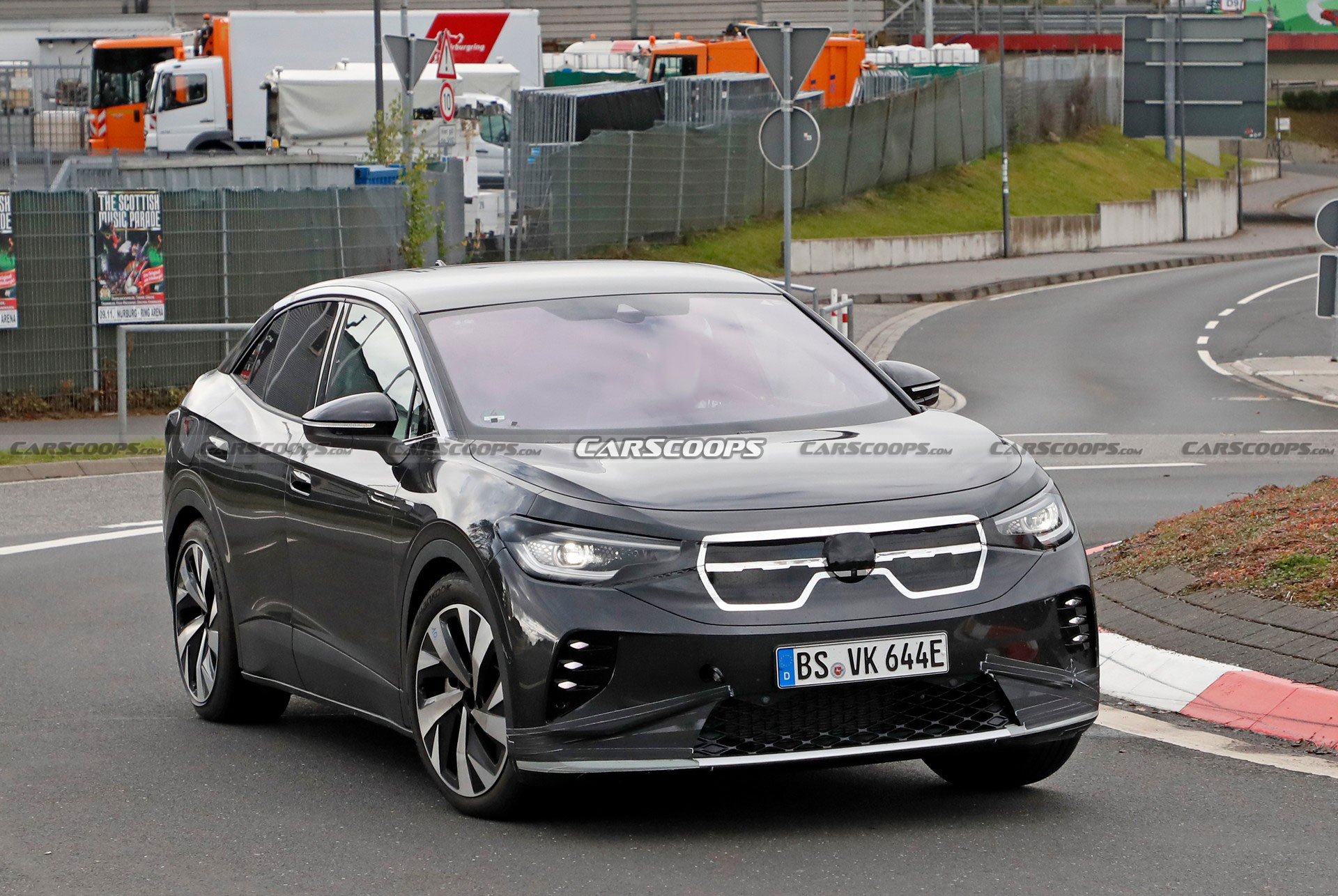 VW ID.5 GTX Crossover Coupe Tackles The Nurburgring Ahead Of Its Launch Next Year