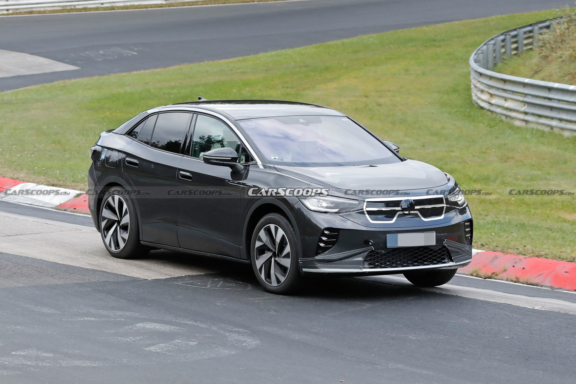 VW ID.5 GTX Crossover Coupe Tackles The Nurburgring Ahead Of Its Launch Next Year