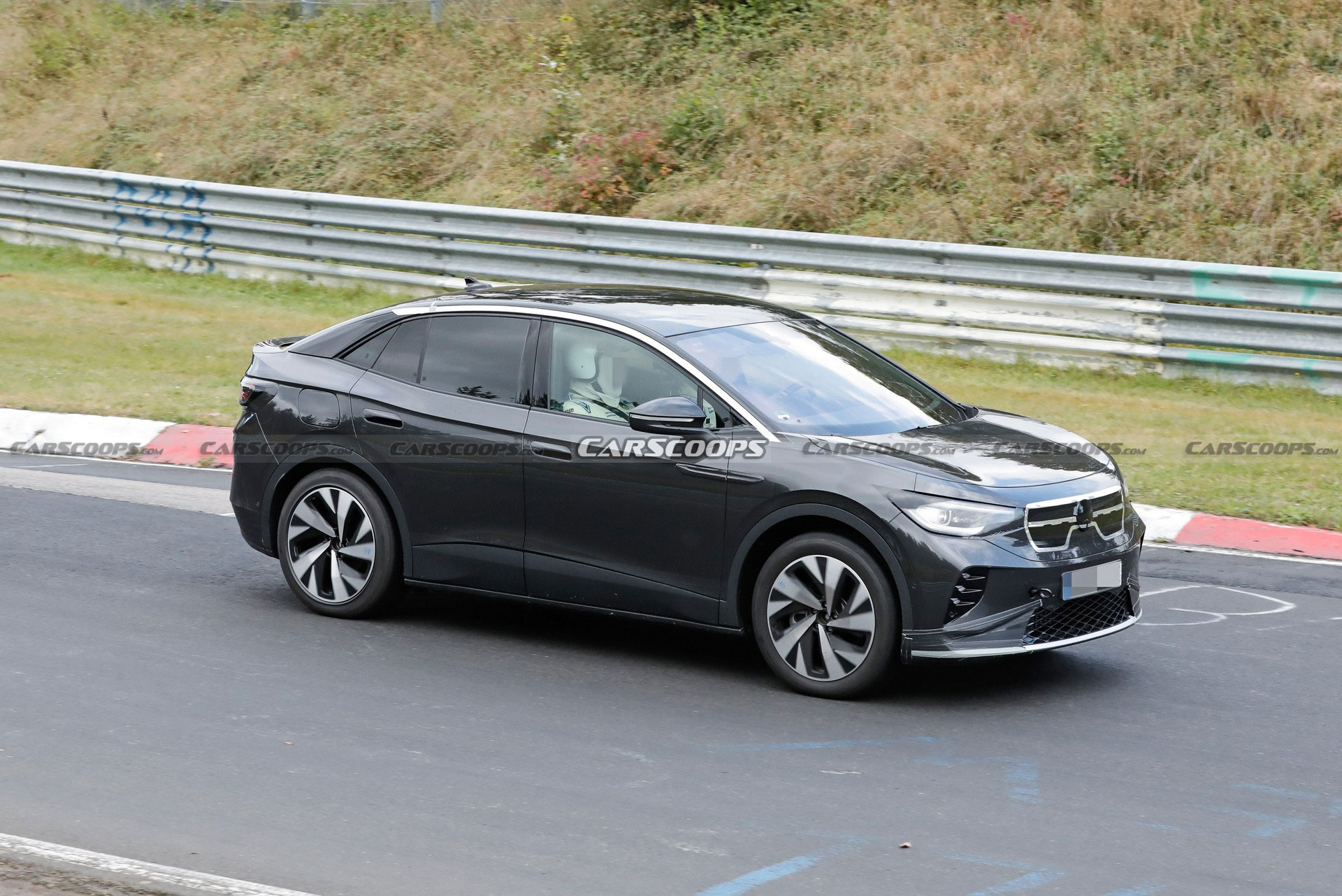 VW ID.5 GTX Crossover Coupe Tackles The Nurburgring Ahead Of Its Launch Next Year