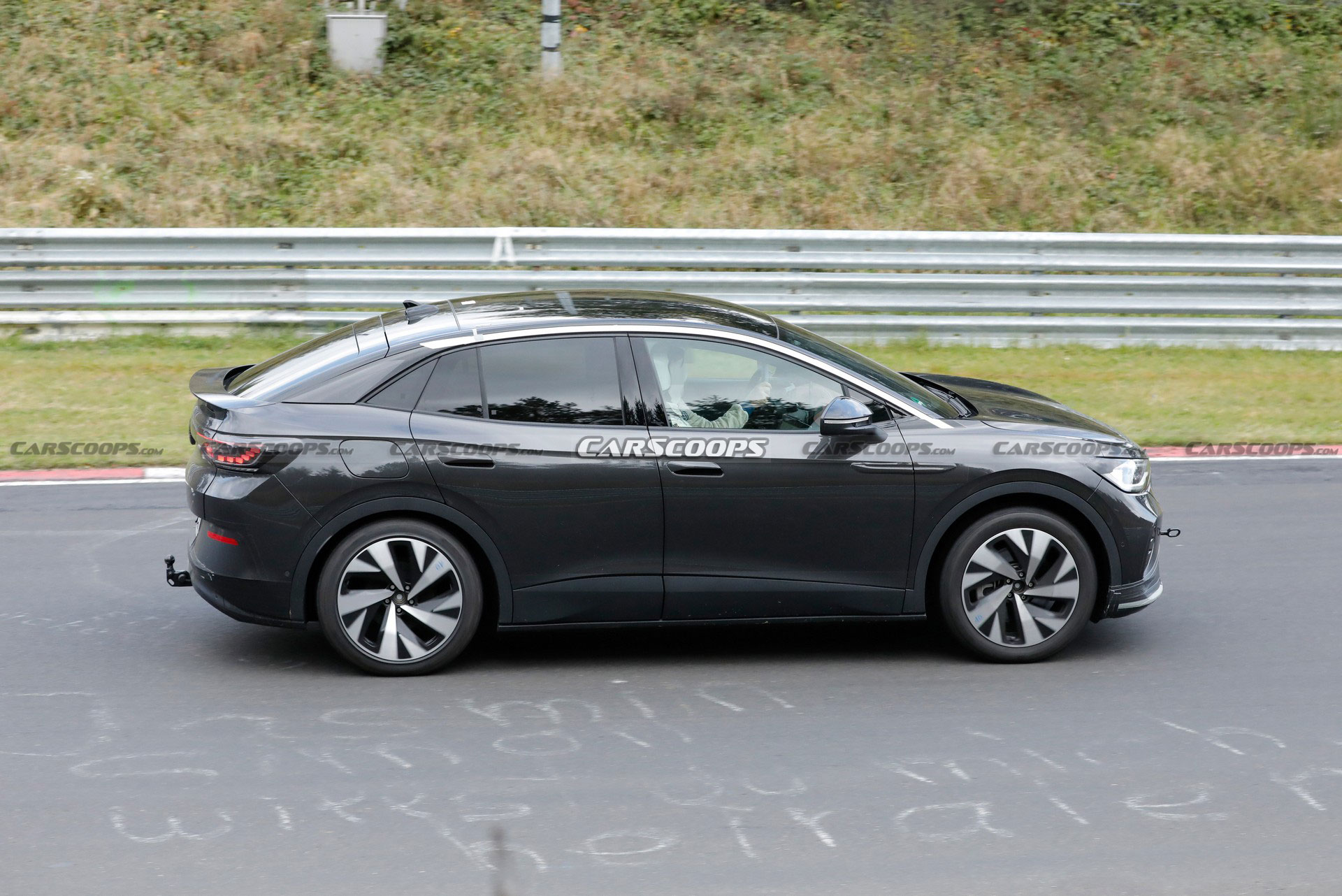 VW ID.5 GTX Crossover Coupe Tackles The Nurburgring Ahead Of Its Launch Next Year