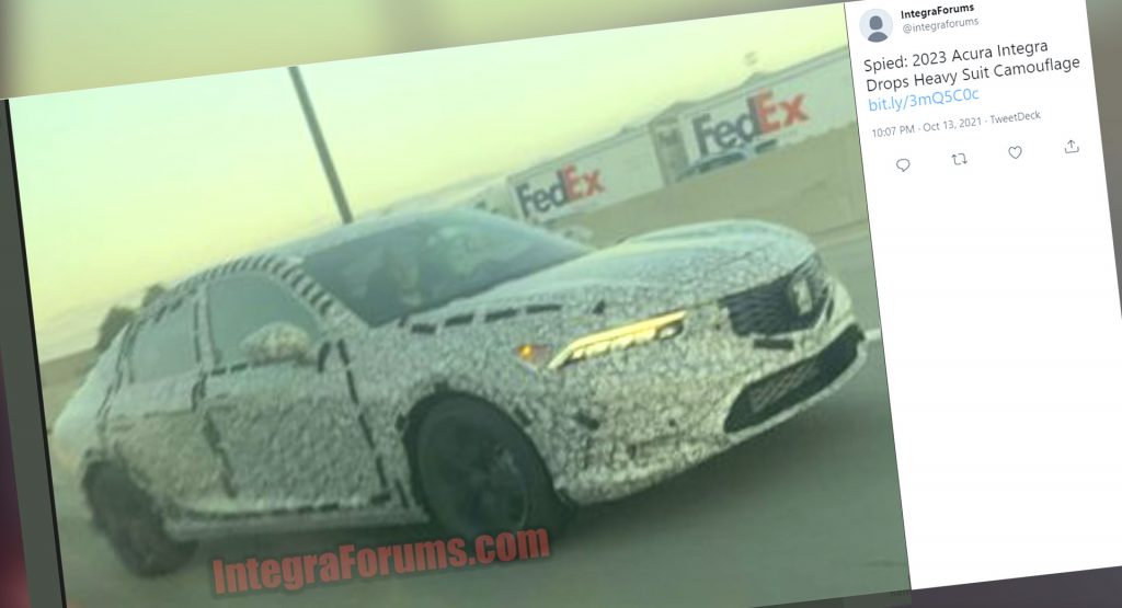  This Is Our Best Look Yet At The 2023 Acura Integra