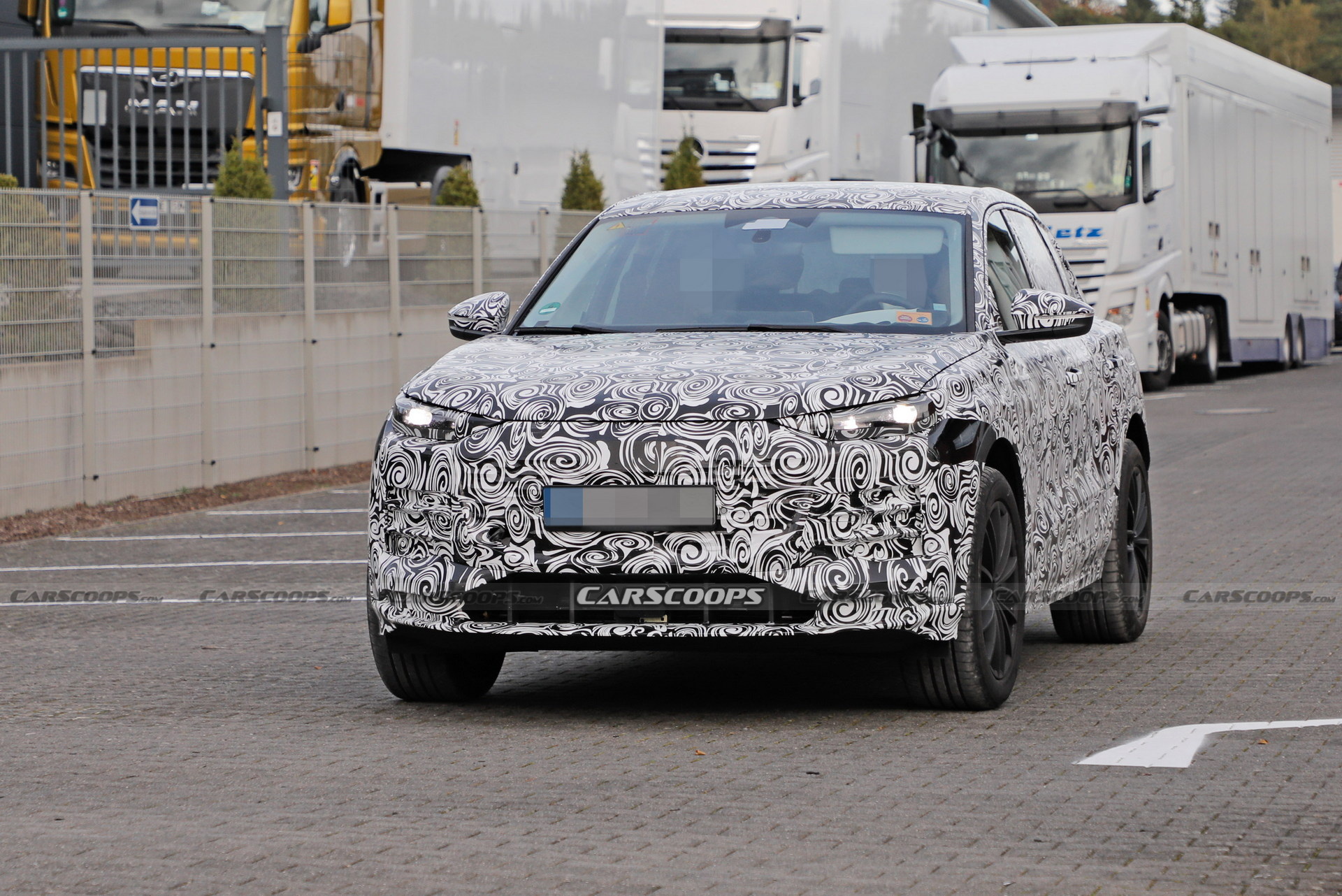 2023 Audi Q6 E-Tron Spied Looking Both Sporty And Premium