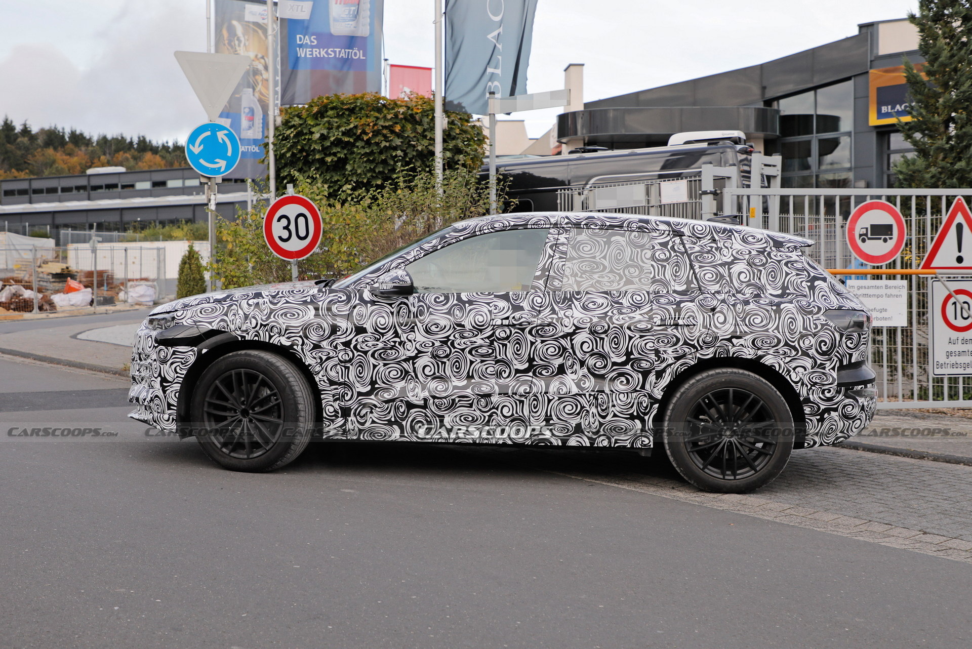 2023 Audi Q6 E-Tron Spied Looking Both Sporty And Premium