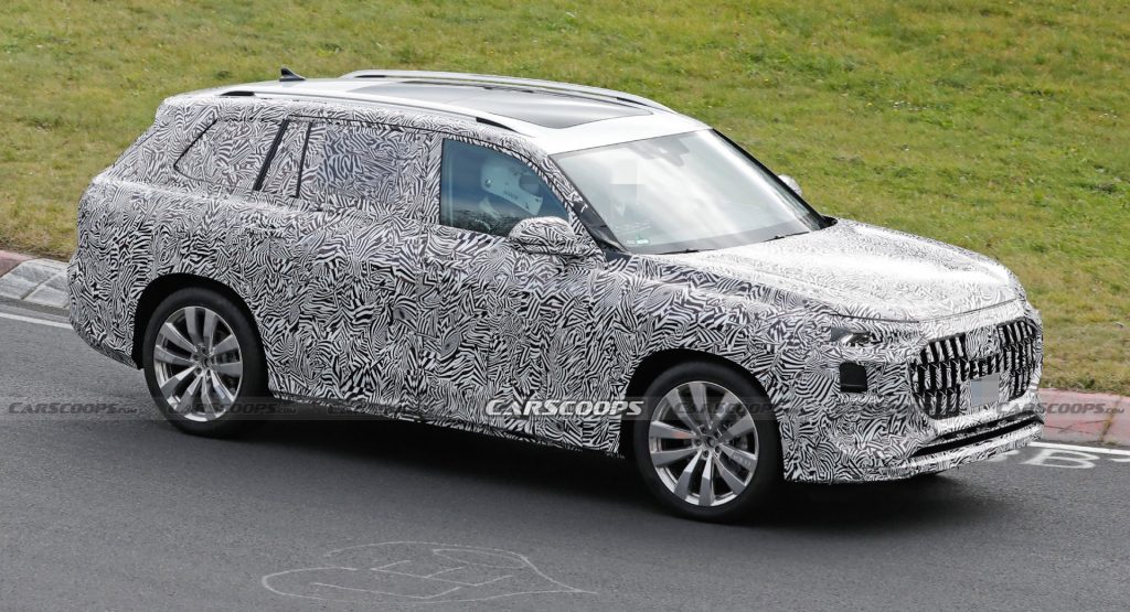  2023 Audi Q9 Spied With Production Body As A Large SUV For China