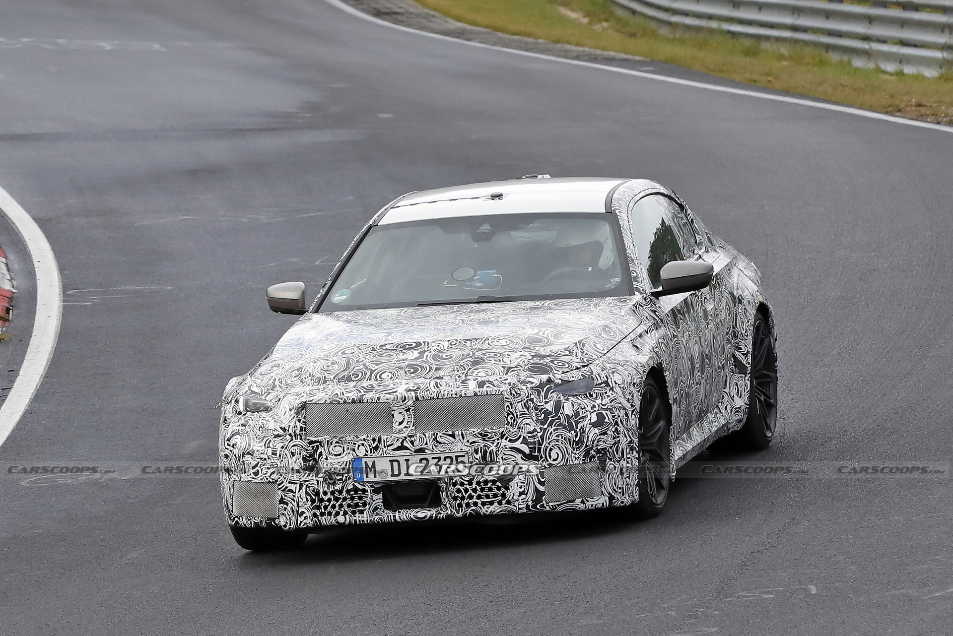Camouflaged BMW M2 Prototype Spied At The Ring Could Be The Competition Variant
