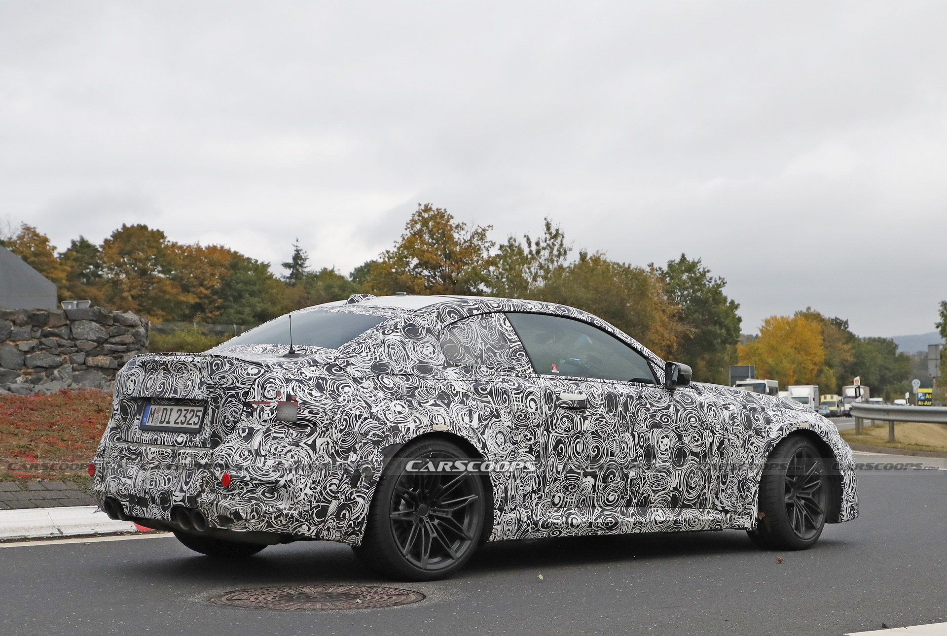 Camouflaged BMW M2 Prototype Spied At The Ring Could Be The Competition Variant