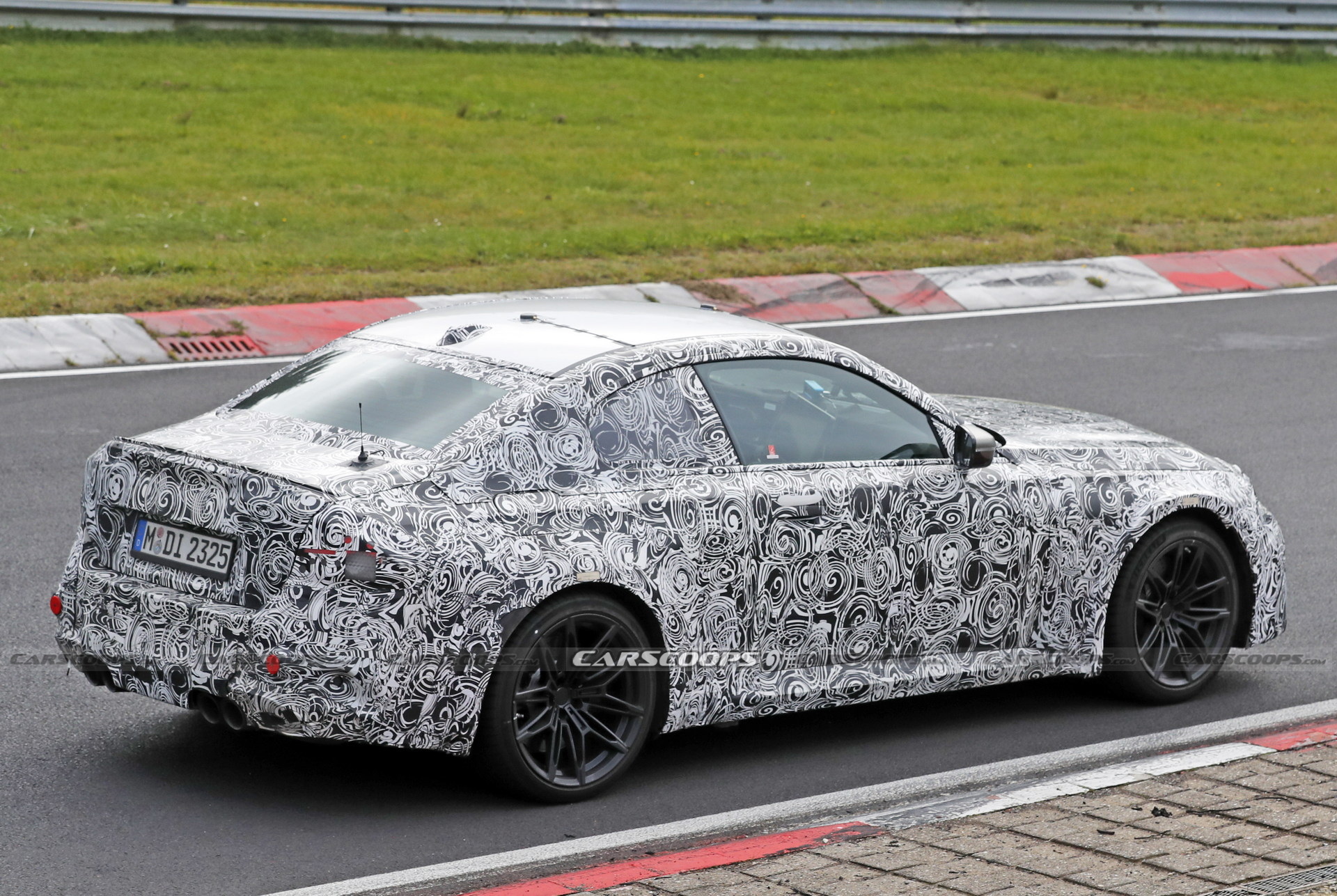Camouflaged BMW M2 Prototype Spied At The Ring Could Be The Competition Variant