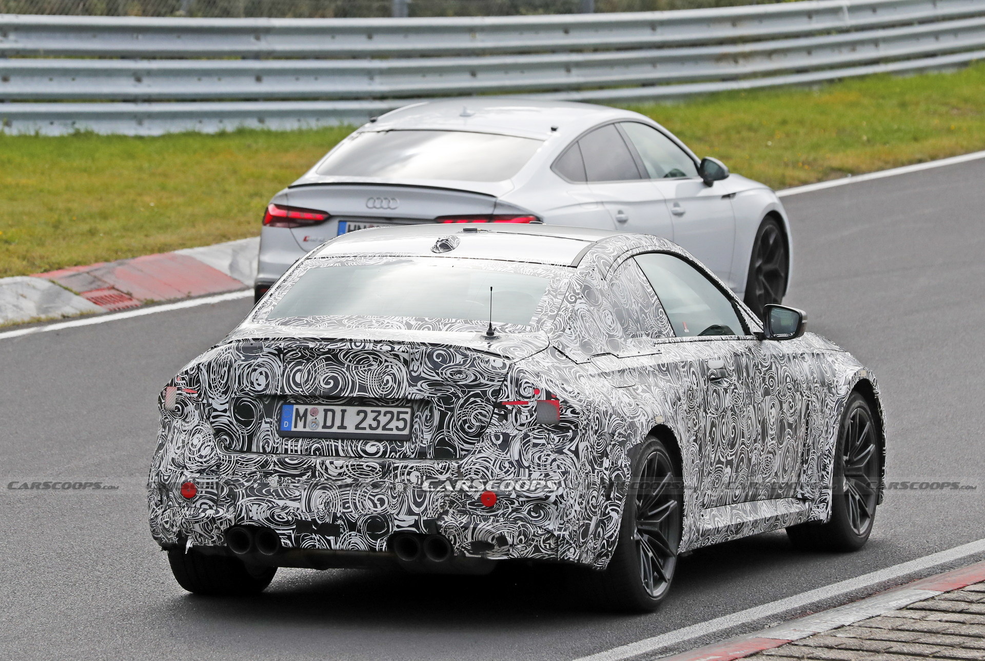 Camouflaged BMW M2 Prototype Spied At The Ring Could Be The Competition Variant