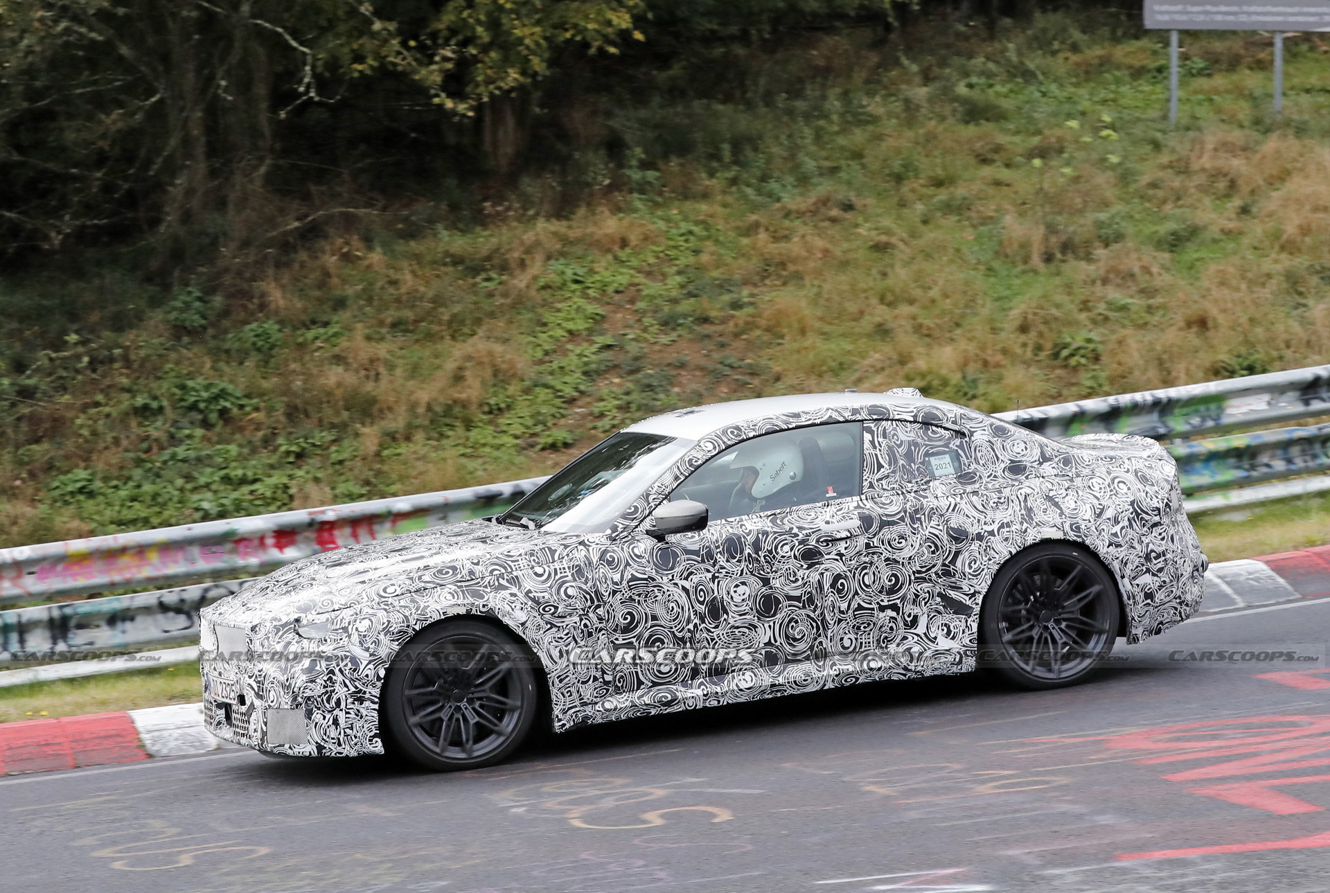 Camouflaged BMW M2 Prototype Spied At The Ring Could Be The Competition Variant