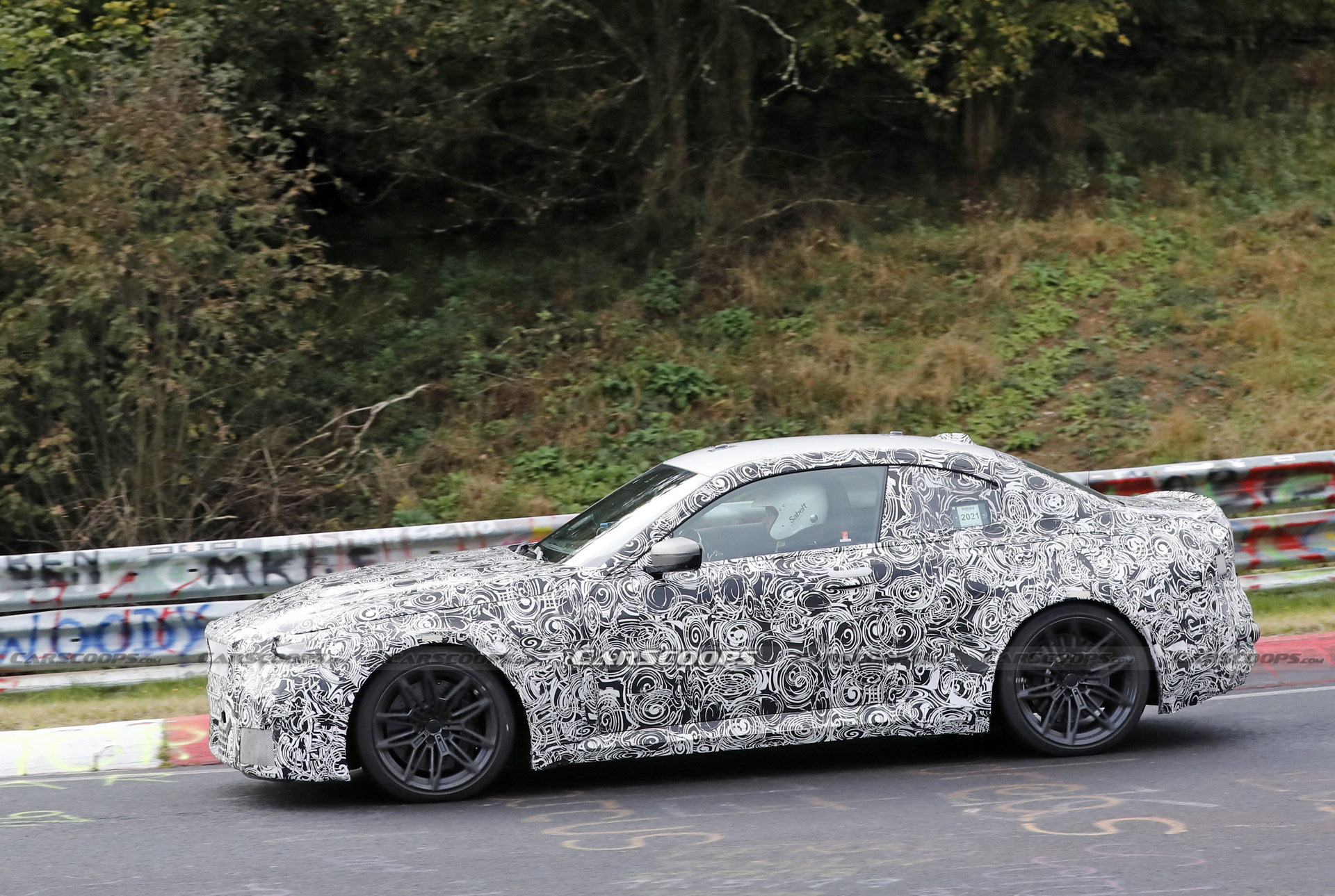 Camouflaged BMW M2 Prototype Spied At The Ring Could Be The Competition Variant