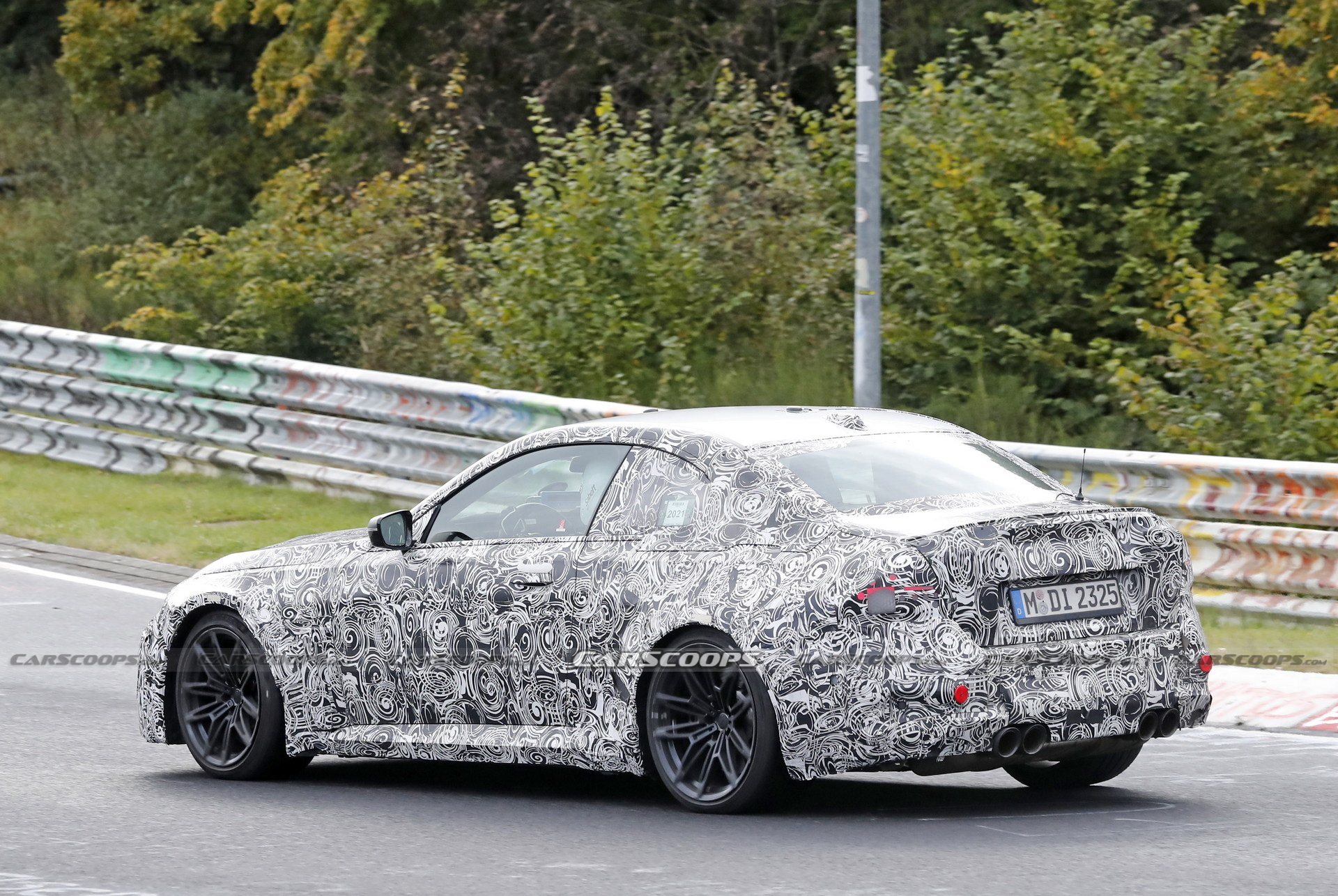Camouflaged BMW M2 Prototype Spied At The Ring Could Be The Competition Variant