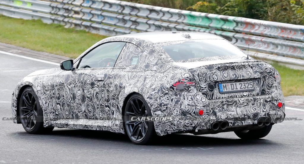  Camouflaged BMW M2 Prototype Spied At The Ring Could Be The Competition Variant