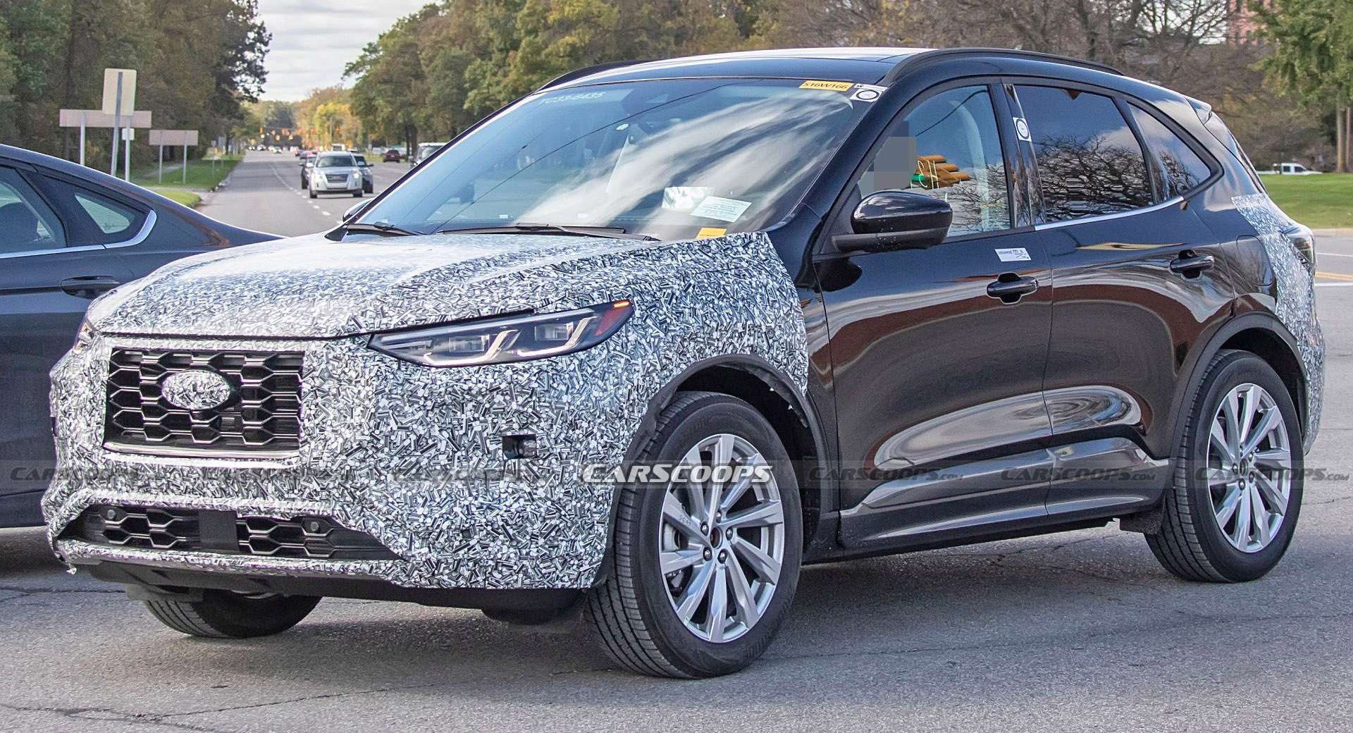 2023 Ford Kuga / Escape Facelift Caught With New And Grille | Carscoops
