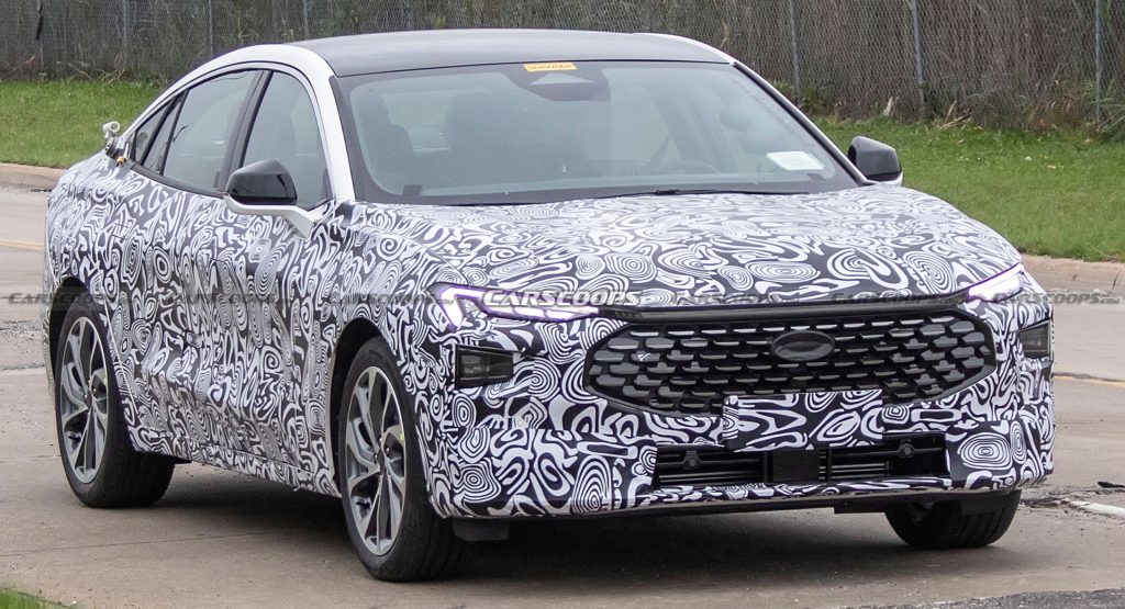  2023 Ford Fusion/Mondeo Successor Drops Camo To Reveal An Evos-Like Face
