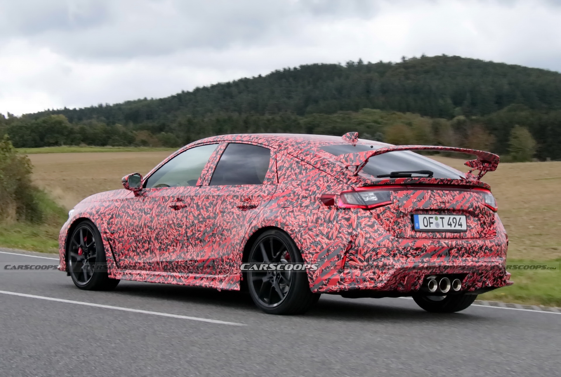 Gotcha! We Snapped The 2022 Honda Civic Type R Prototype A Day After It Was Announced