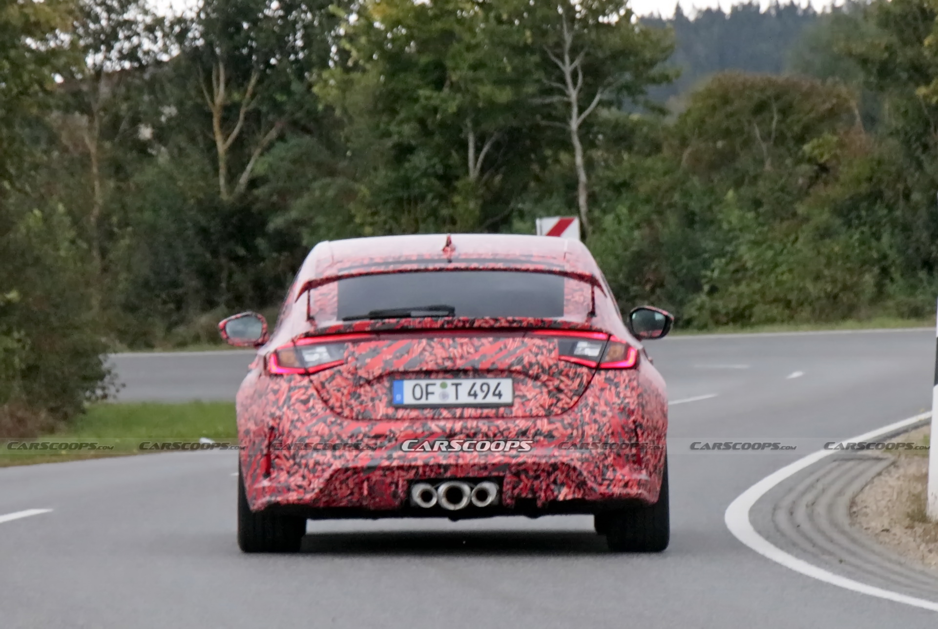 Gotcha! We Snapped The 2022 Honda Civic Type R Prototype A Day After It Was Announced