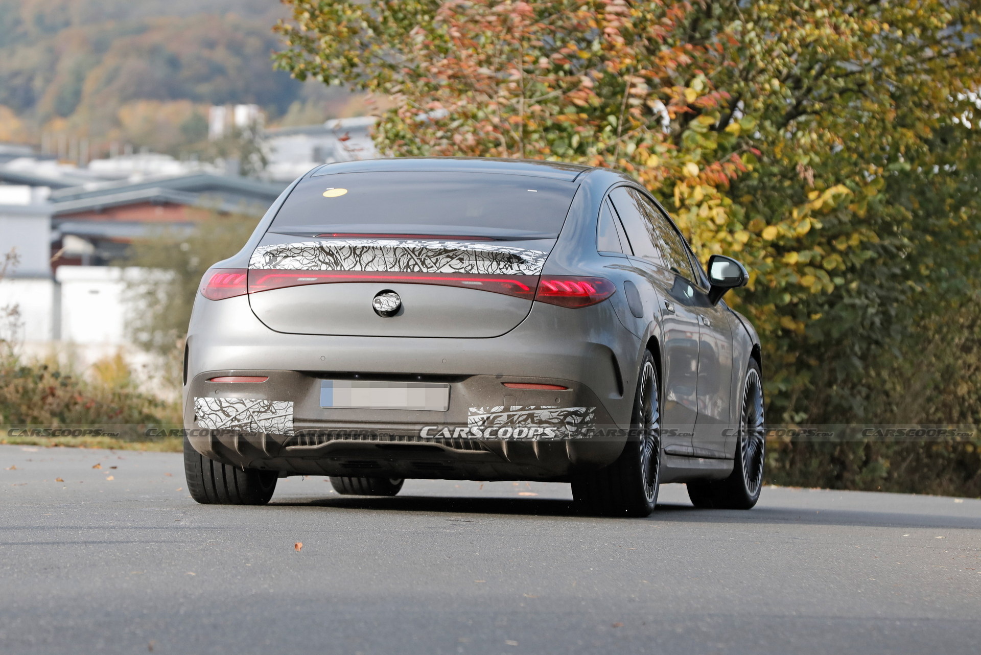 2023 Mercedes-AMG EQE 53 Spied Almost Undisguised With Different Wheel Designs