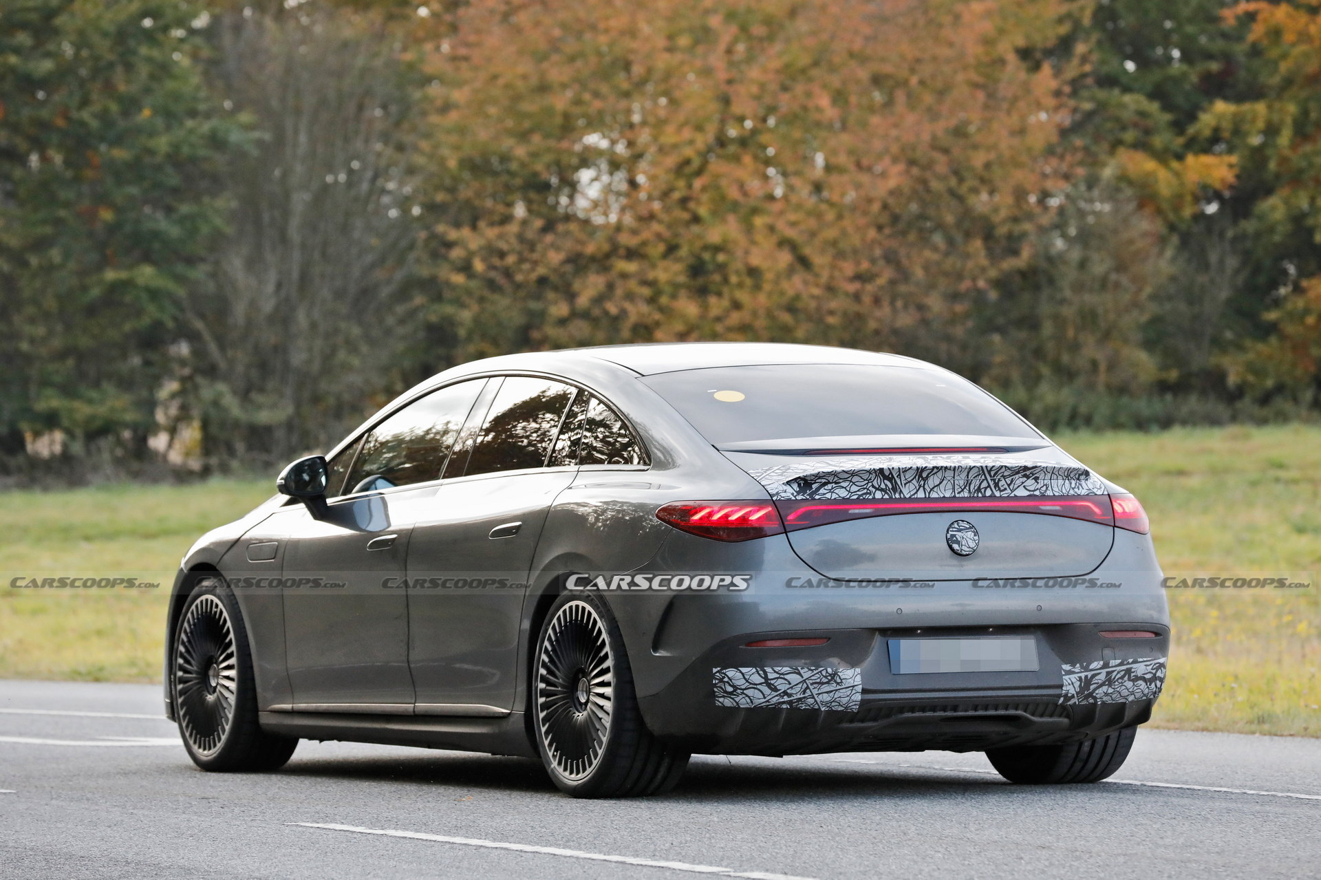 2023 Mercedes-AMG EQE 53 Spied Almost Undisguised With Different Wheel Designs