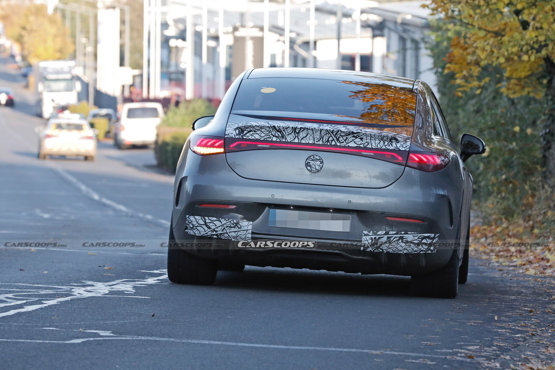 2023 Mercedes-AMG EQE 53 Spied Almost Undisguised With Different Wheel Designs