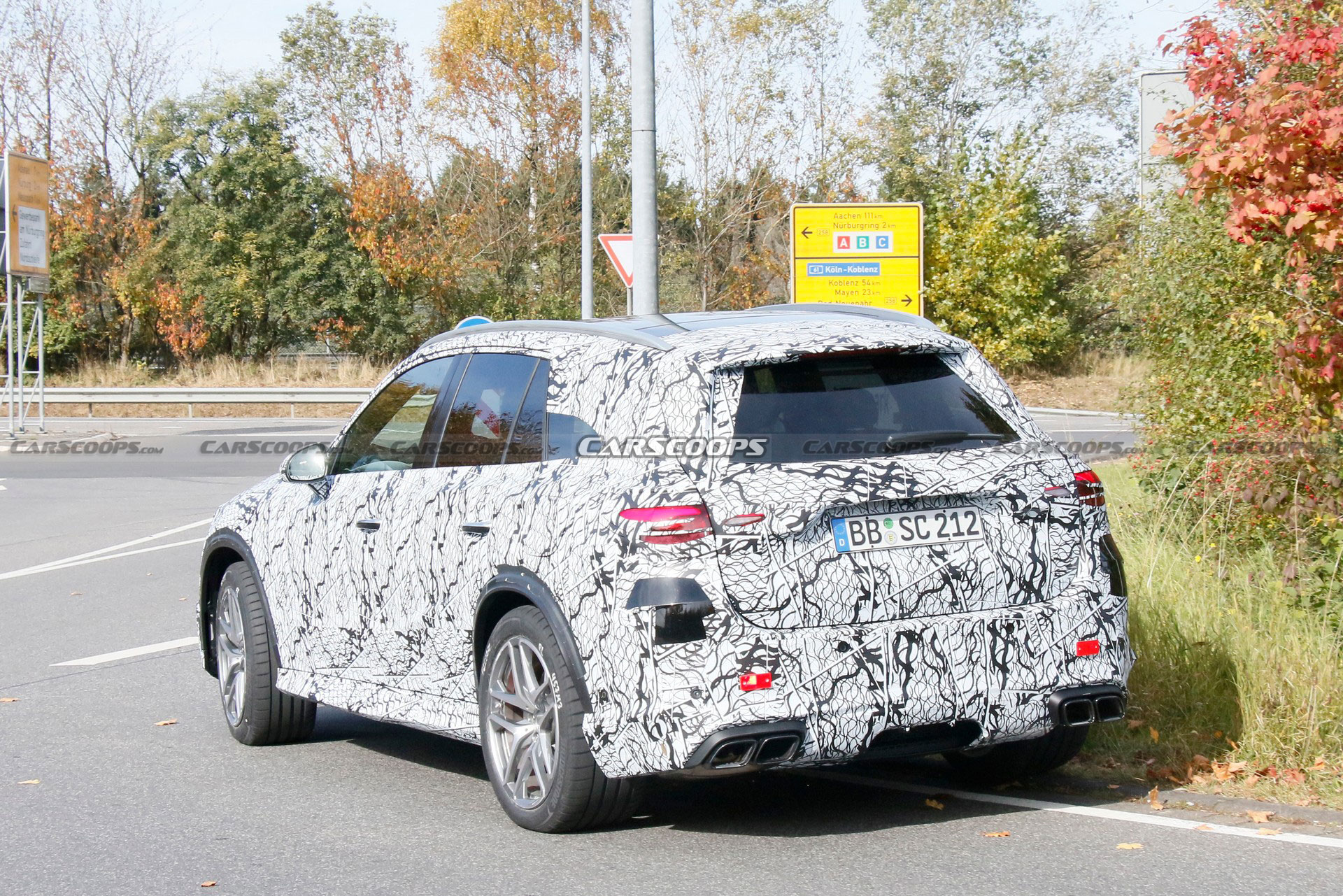 2023 Mercedes-AMG GLC 63 Spied, Ditches Twin-Turbo V8 For 4-Cylinder Hybrid Power