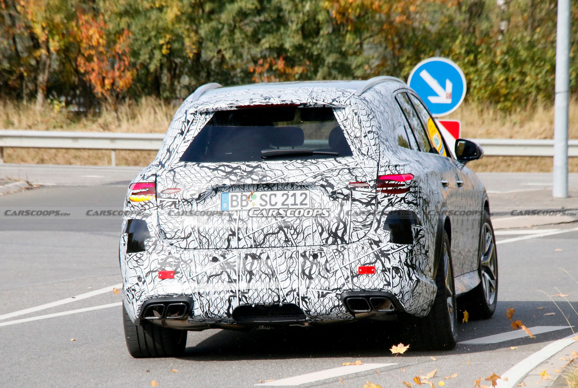 2023 Mercedes-AMG GLC 63 Spied, Ditches Twin-Turbo V8 For 4-Cylinder Hybrid Power