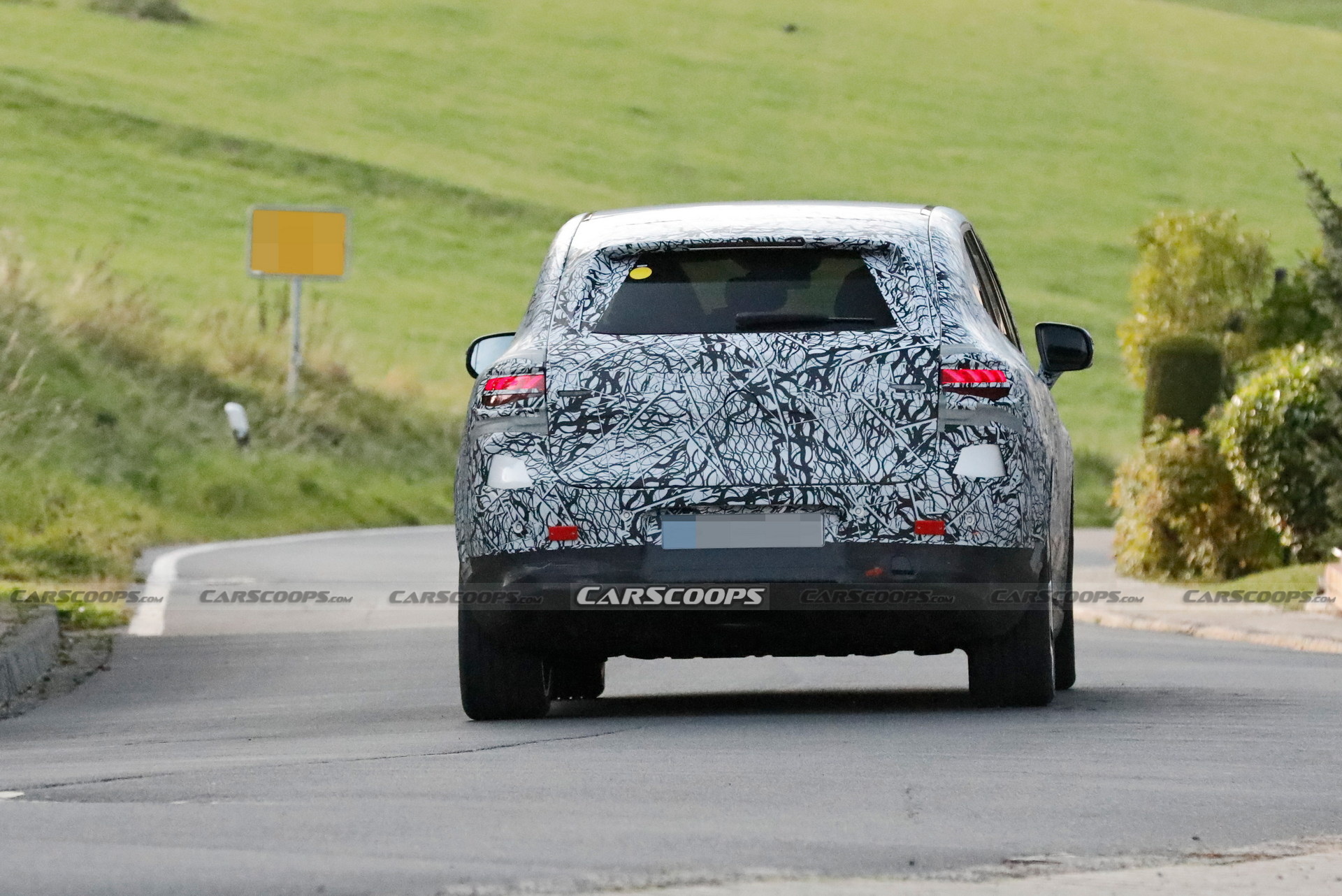 2023 Mercedes-Benz EQE SUV Spied With Huge Covered Grille And Aerodynamic Body