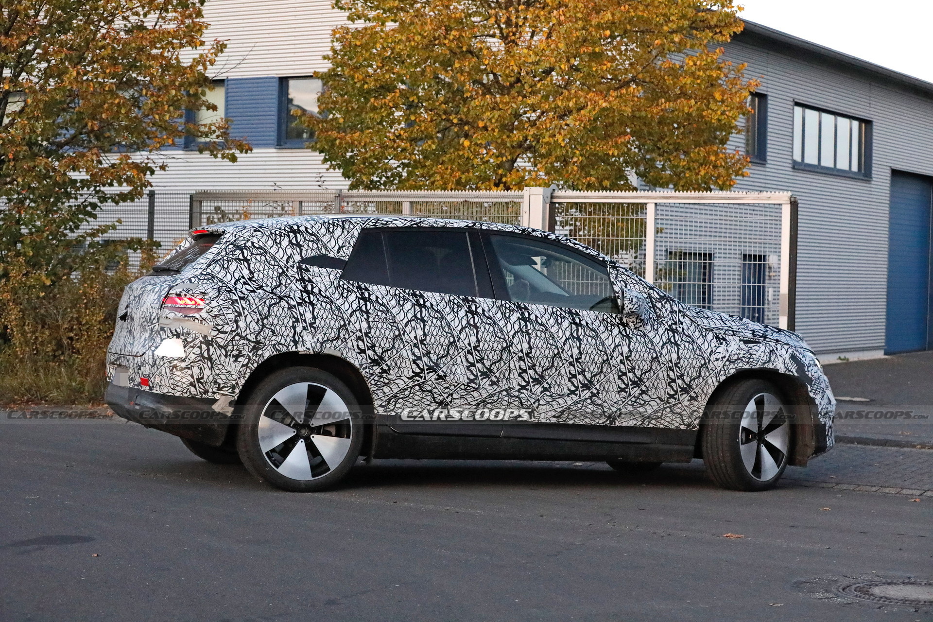 2023 Mercedes-Benz EQE SUV Spied With Huge Covered Grille And Aerodynamic Body