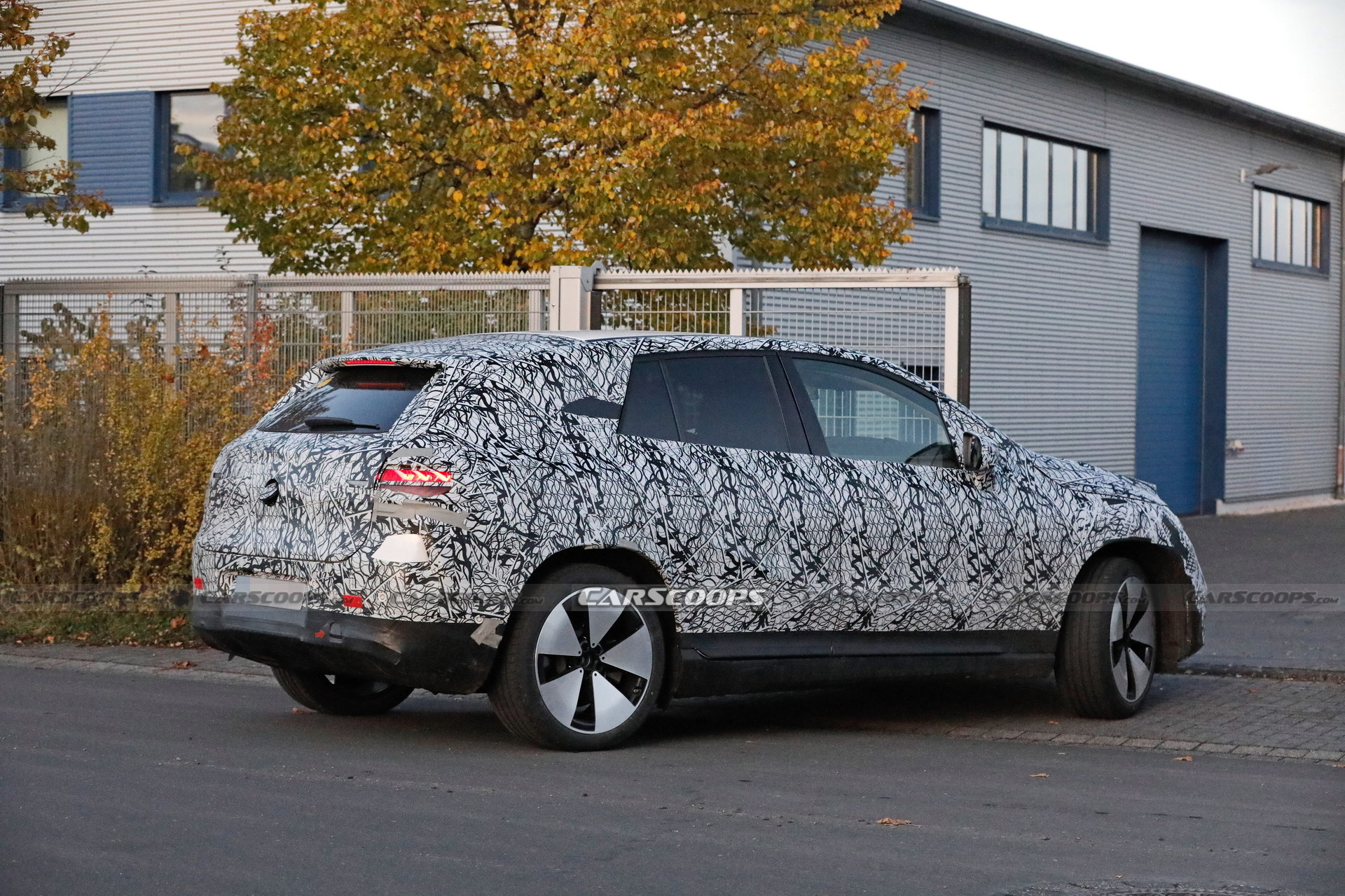 2023 Mercedes-Benz EQE SUV Spied With Huge Covered Grille And Aerodynamic Body