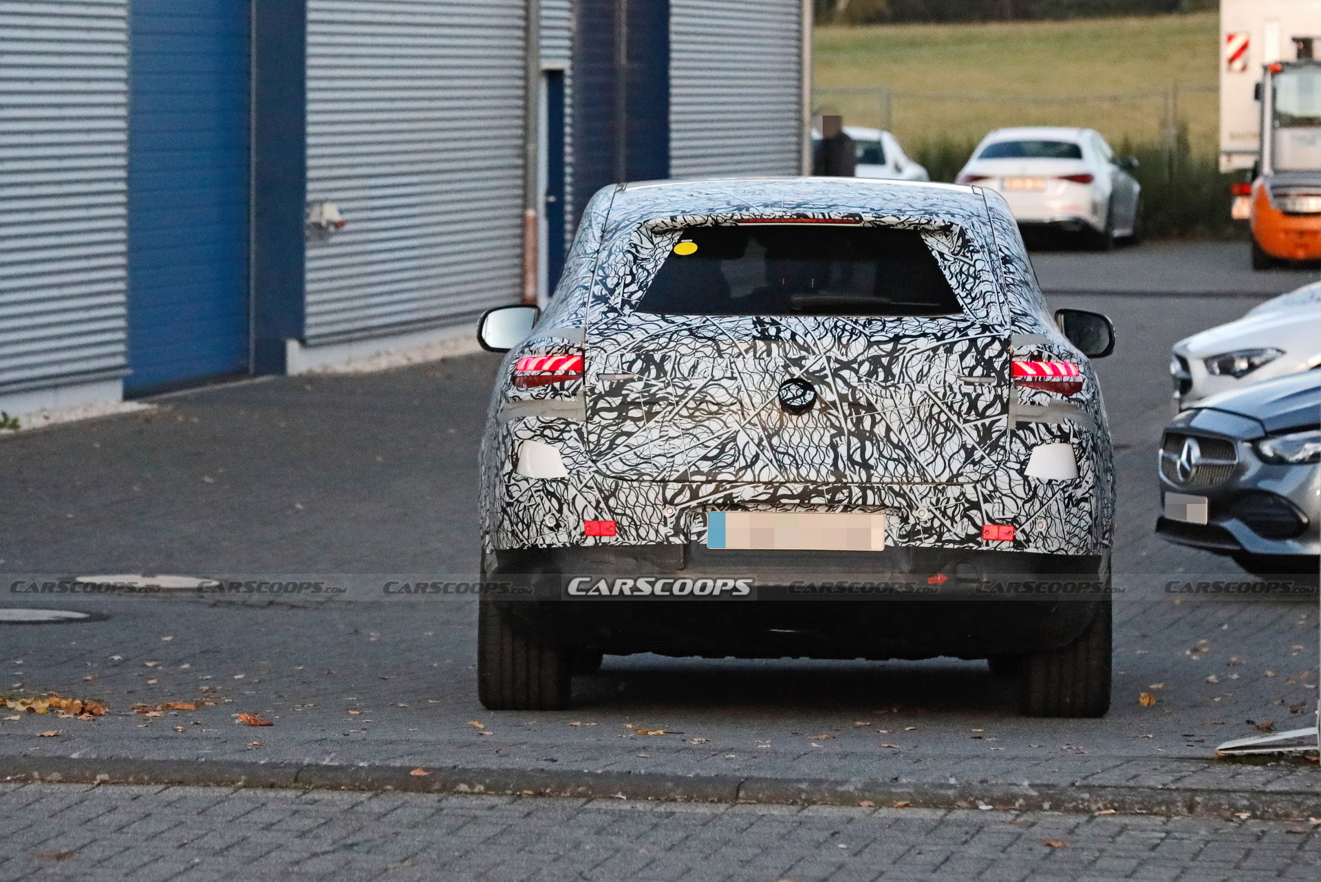 2023 Mercedes-Benz EQE SUV Spied With Huge Covered Grille And Aerodynamic Body