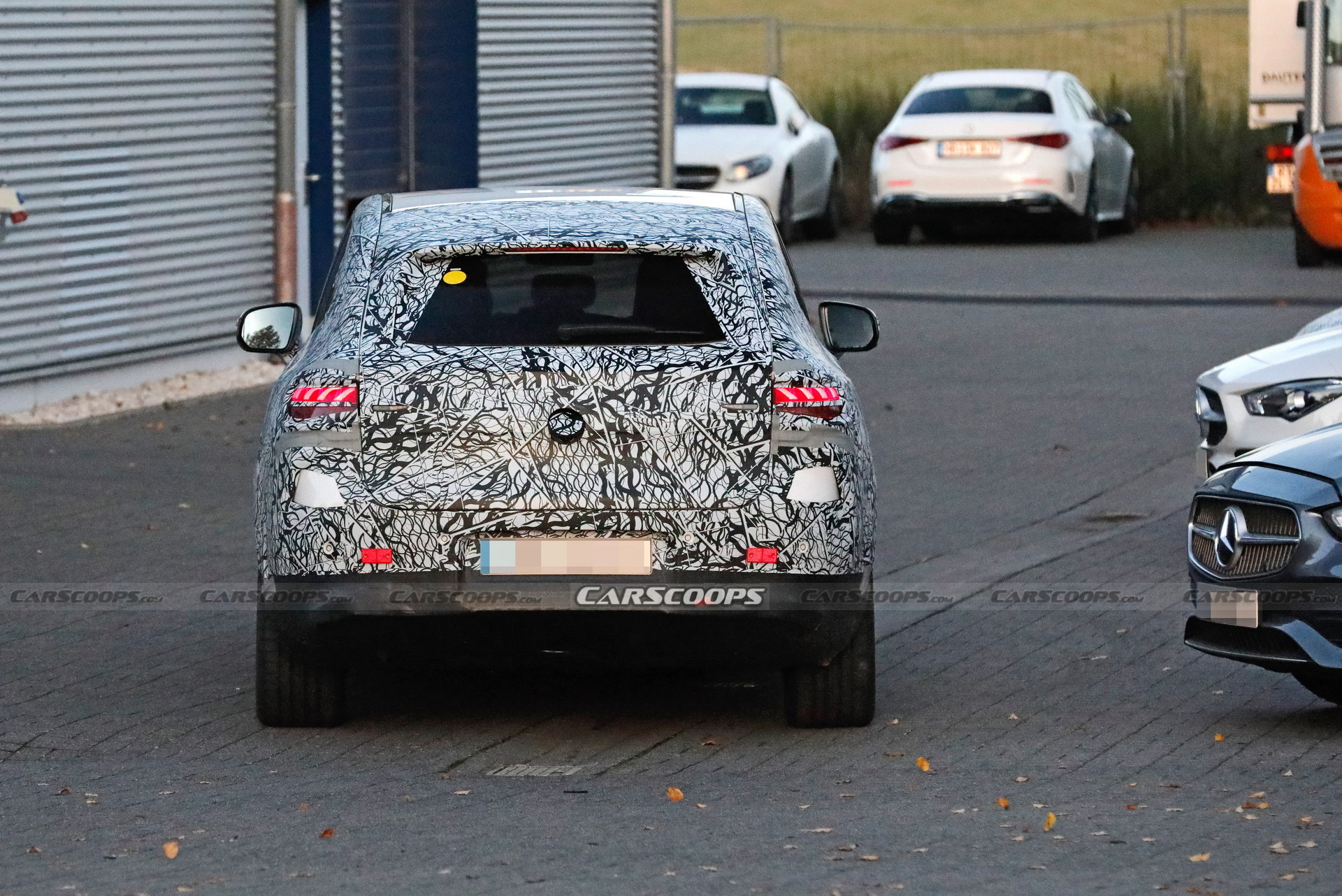 2023 Mercedes-Benz EQE SUV Spied With Huge Covered Grille And Aerodynamic Body