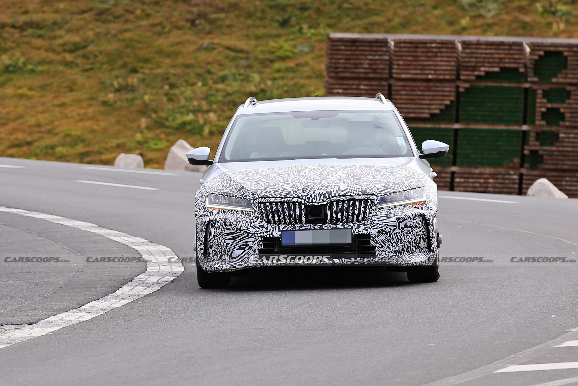 2023 Skoda Superb Test Mule Spied Wearing The Current Model’s Combi Body