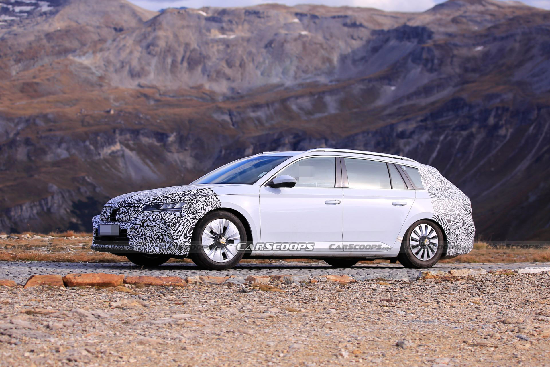 2023 Skoda Superb Test Mule Spied Wearing The Current Model’s Combi Body