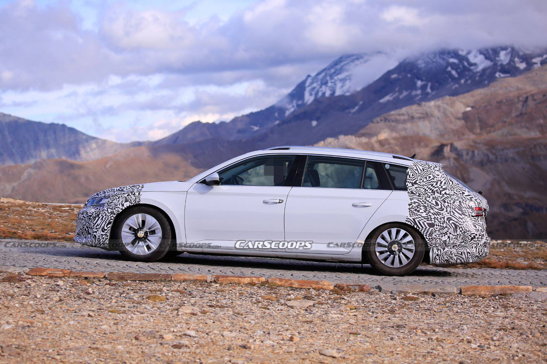 2023 Skoda Superb Test Mule Spied Wearing The Current Model’s Combi Body