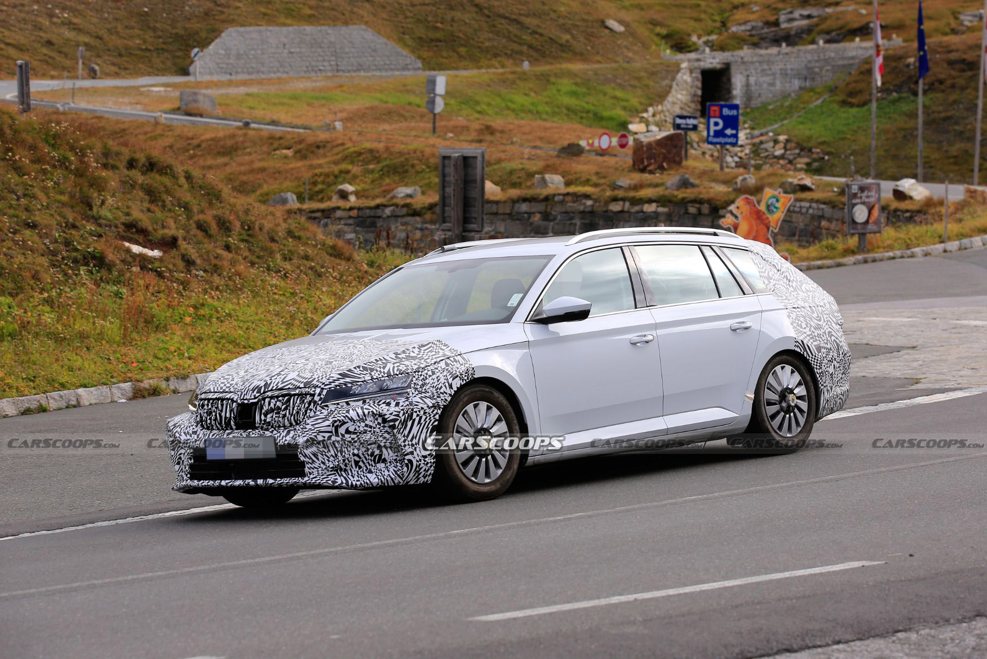 2023 Skoda Superb Test Mule Spied Wearing The Current Model’s Combi Body