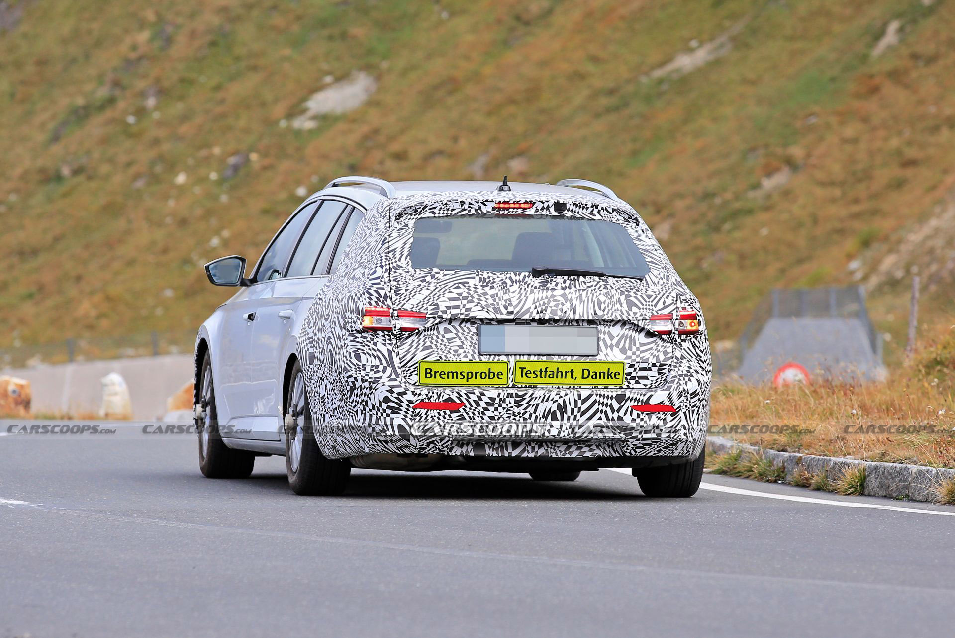 2023 Skoda Superb Test Mule Spied Wearing The Current Model’s Combi Body