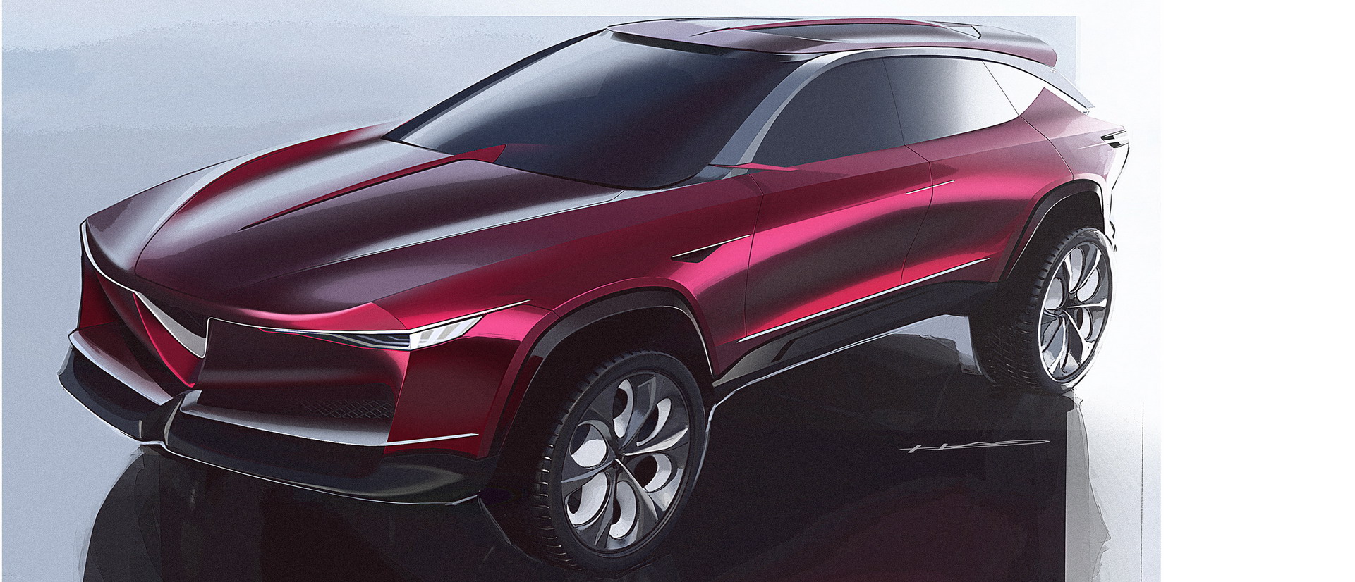 Alfa Romeo Vassago Is A Design Student’s Vision For A Luxury Electric SUV Sitting Above The Stelvio