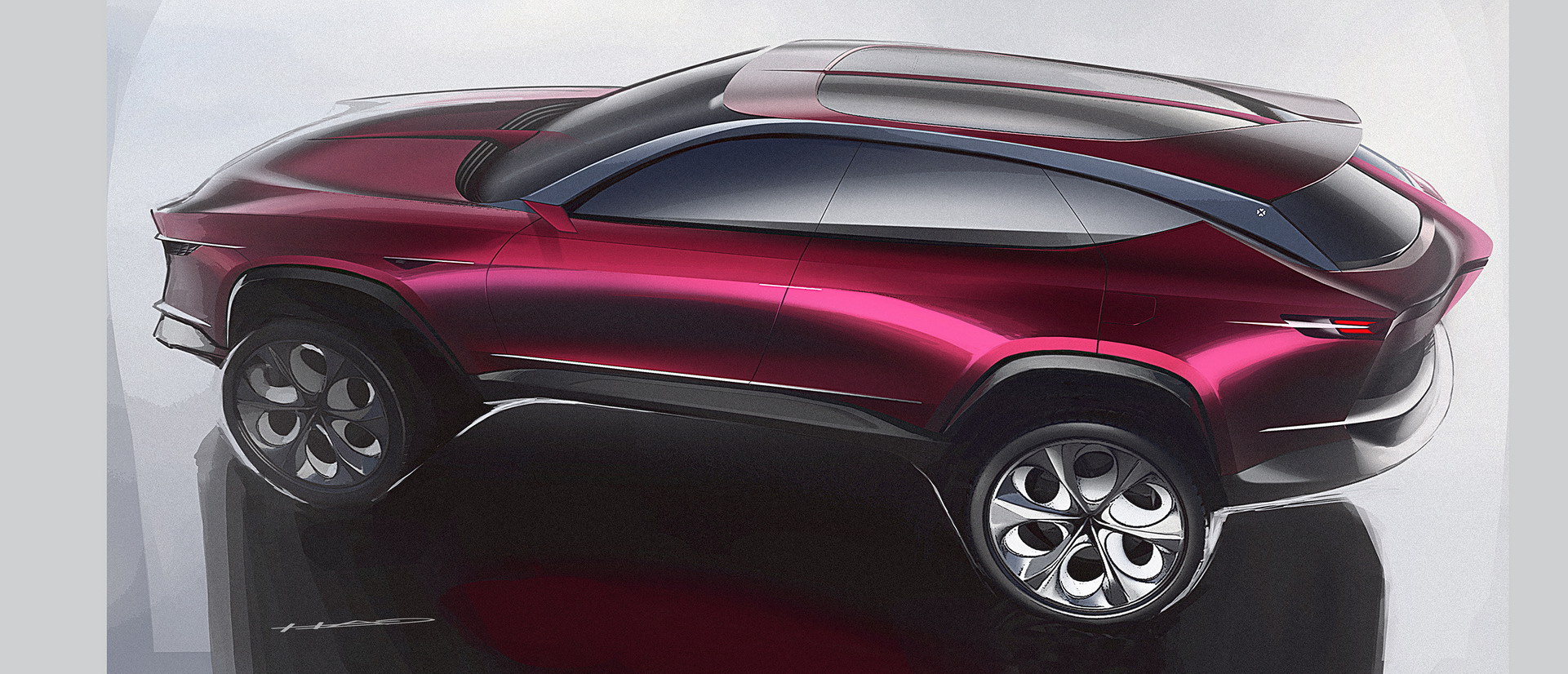 Alfa Romeo Vassago Is A Design Student’s Vision For A Luxury Electric SUV Sitting Above The Stelvio